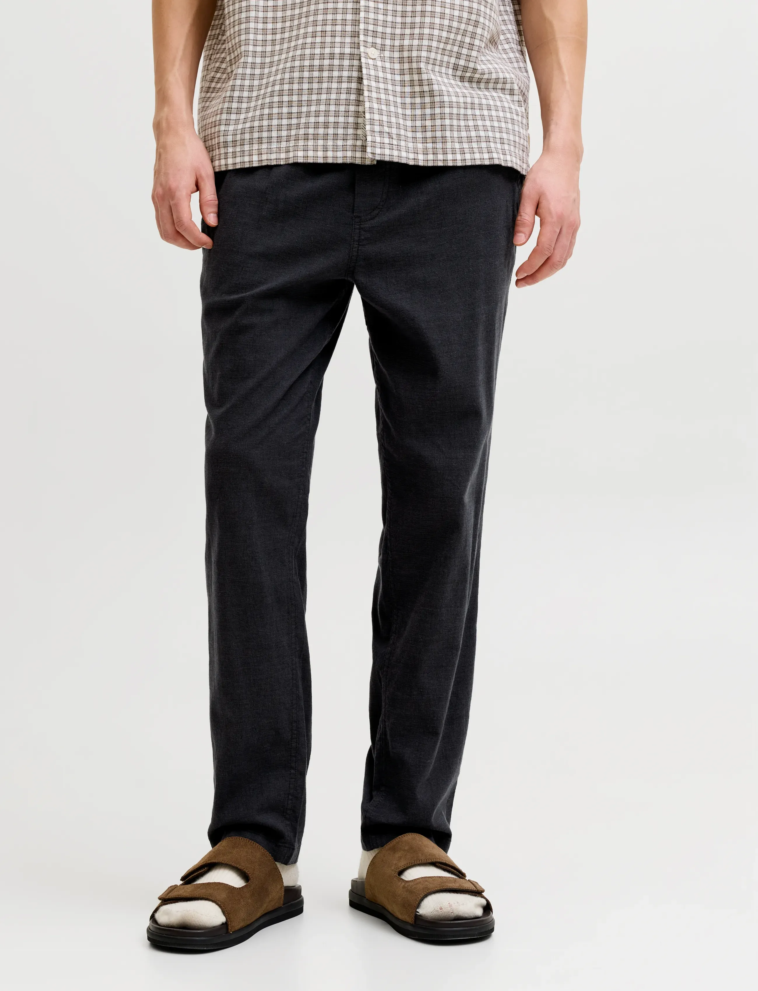 Jack & Jones JPSTACE BREEZE JOGGER SN - Hørbukser - BLACK / black