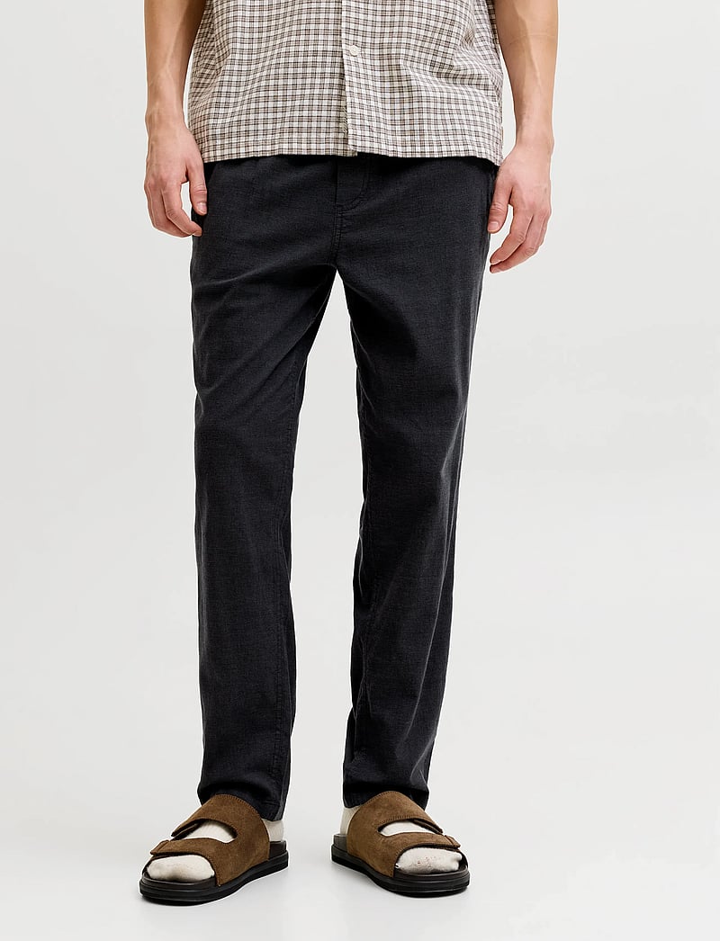 Jack & Jones - JPSTACE BREEZE JOGGER LN - linased püksid - black - 0