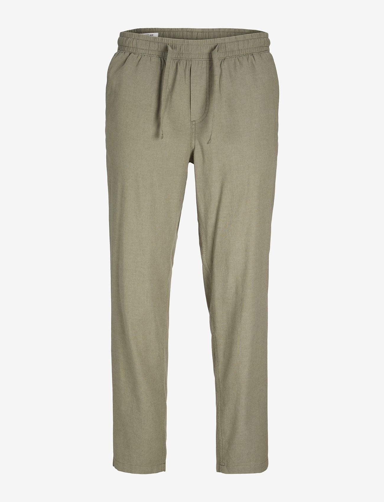 Jack & Jones - JPSTACE BREEZE JOGGER SN - linen trousers - deep lichen green - 1