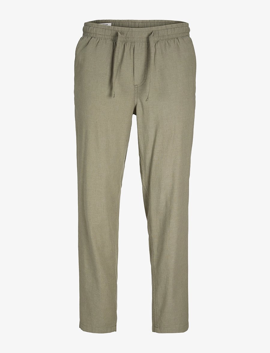 Jack & Jones - JPSTACE BREEZE JOGGER LN - linnebyxor - deep lichen green - 1