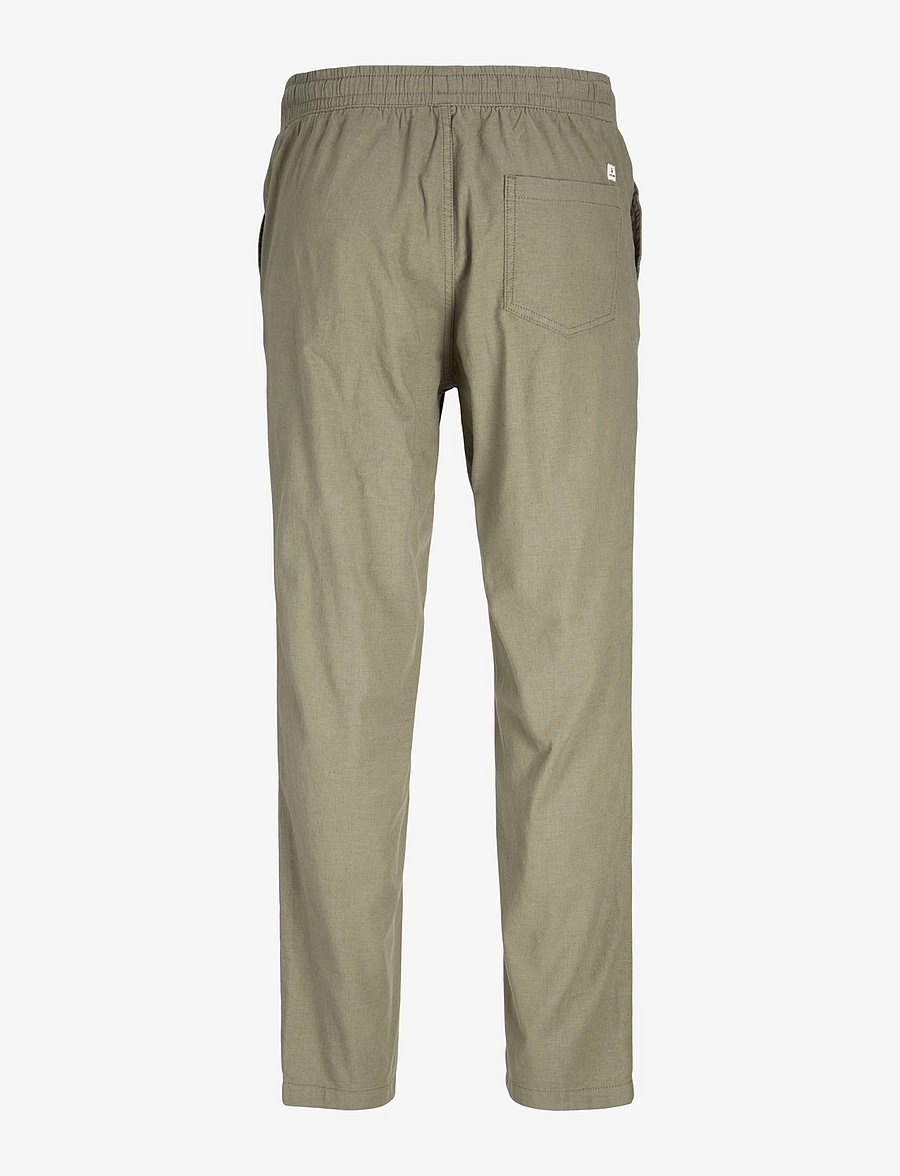 Jack & Jones - JPSTACE BREEZE JOGGER LN - linnebyxor - deep lichen green - 2