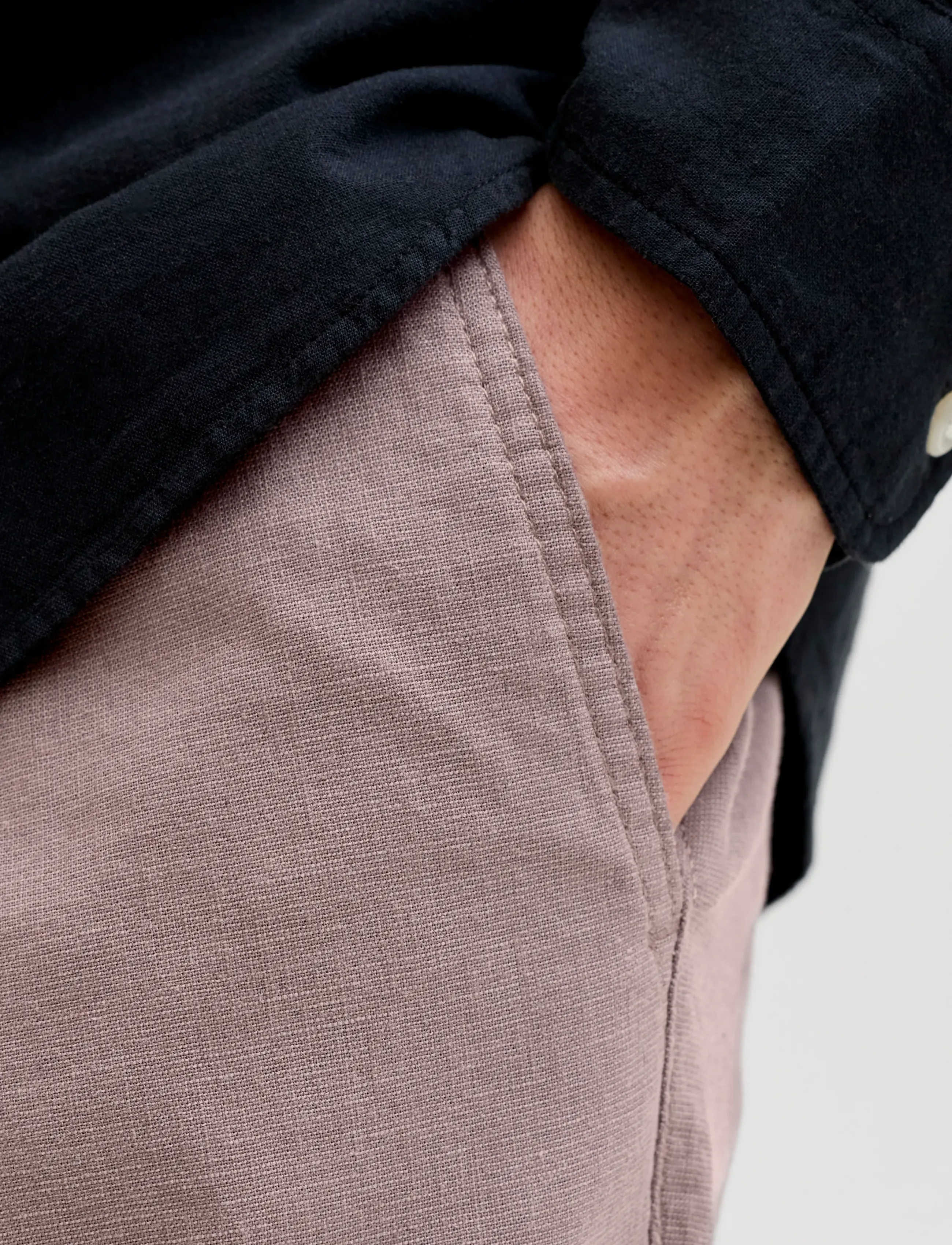 Jack & Jones - JPSTACE BREEZE JOGGER LN - linased püksid - falcon - 5