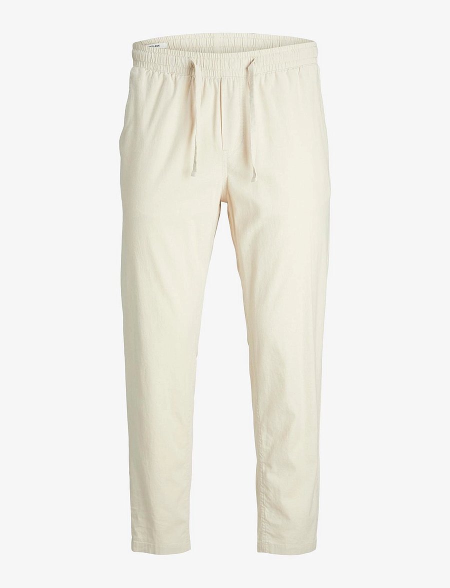 Jack & Jones - JPSTACE BREEZE JOGGER LN - leinenhosen - moonbeam - 1