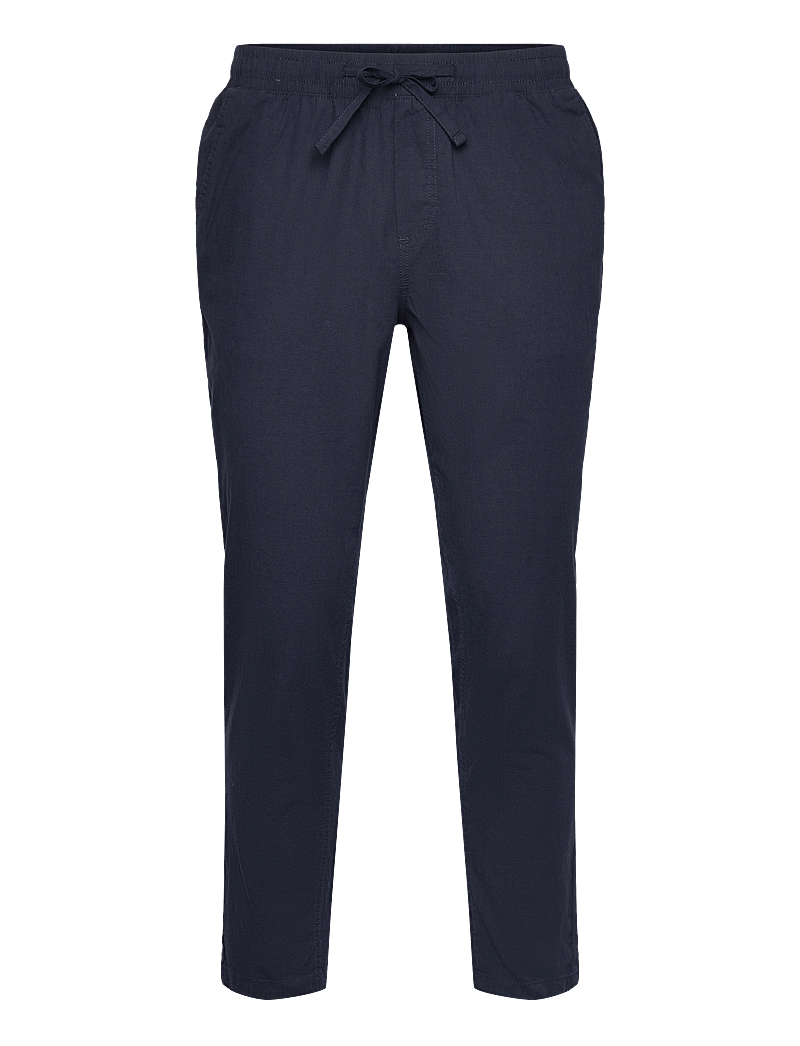 Jack & Jones - JPSTACE BREEZE JOGGER LN - leinenhosen - navy blazer - 1