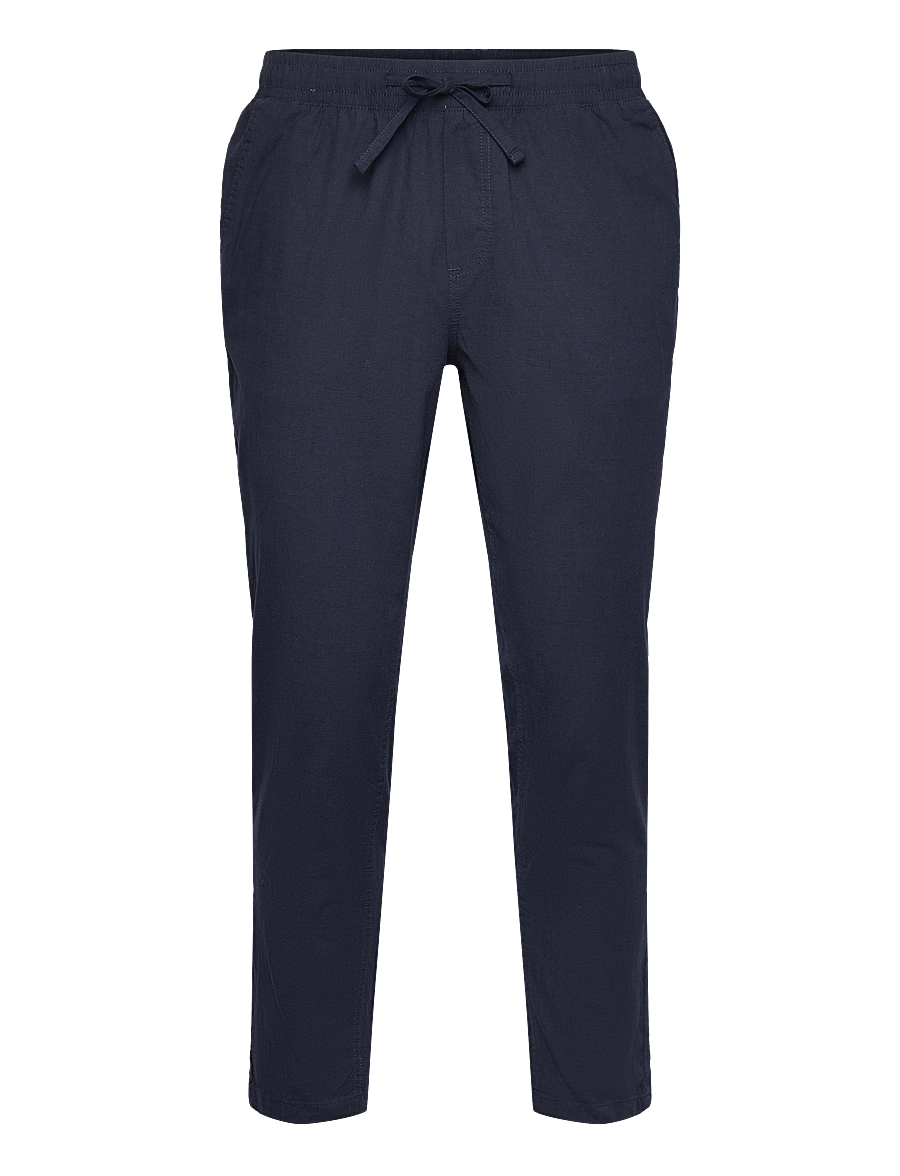 Jack & Jones - JPSTACE BREEZE JOGGER LN - leinenhosen - navy blazer - 1