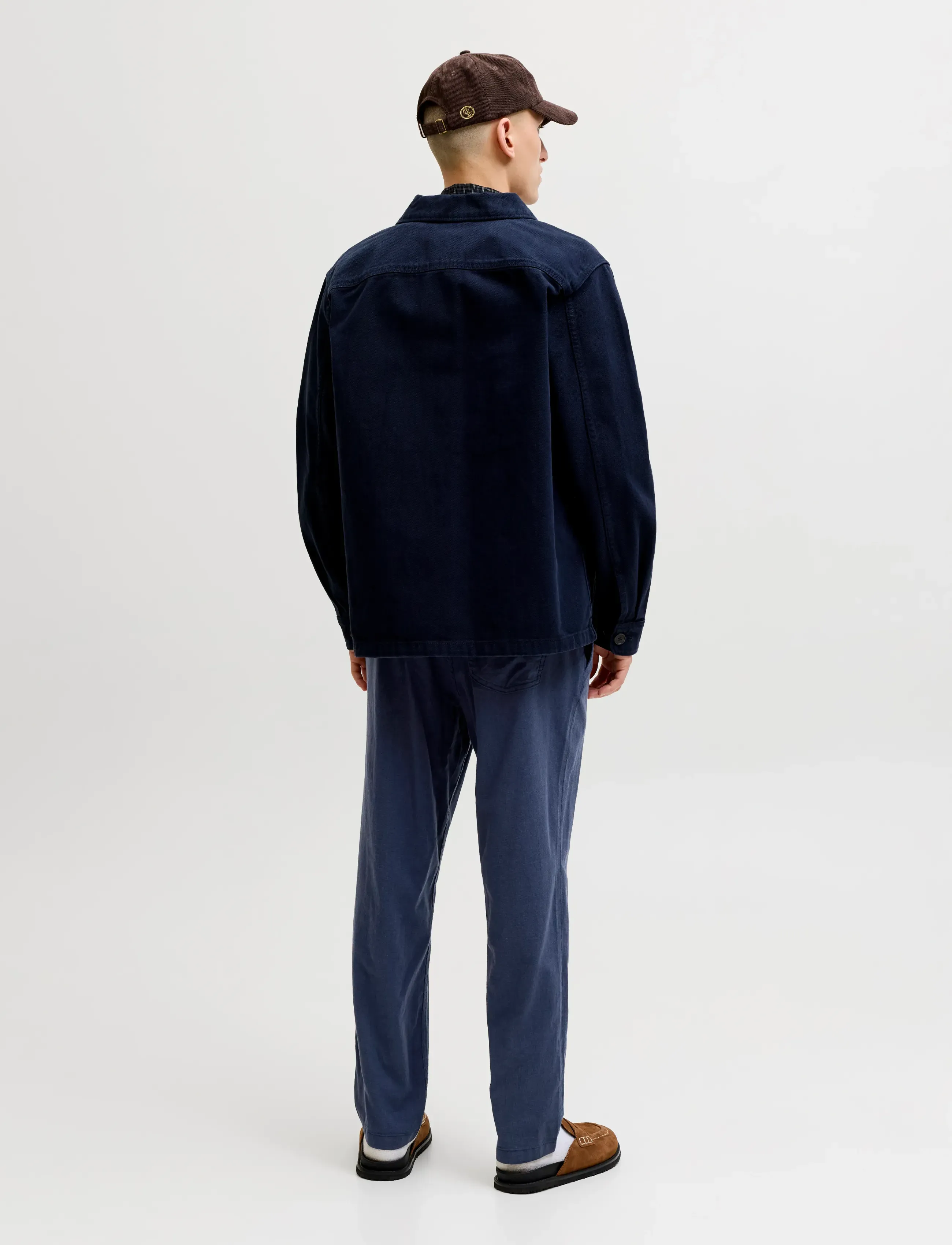 Jack & Jones - JPSTACE BREEZE JOGGER LN - linen trousers - sky captain - 3