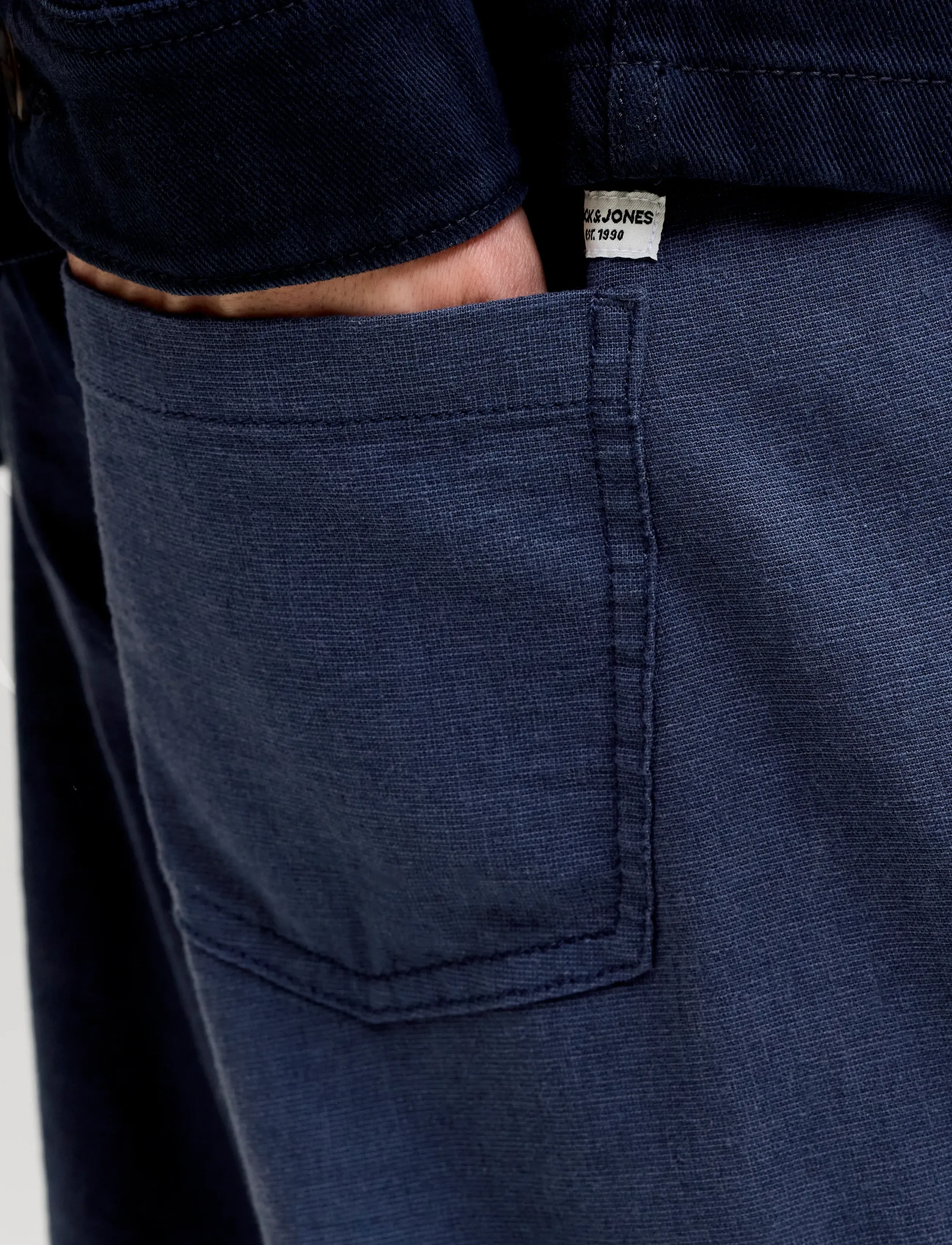 Jack & Jones - JPSTACE BREEZE JOGGER LN - linen trousers - sky captain - 5