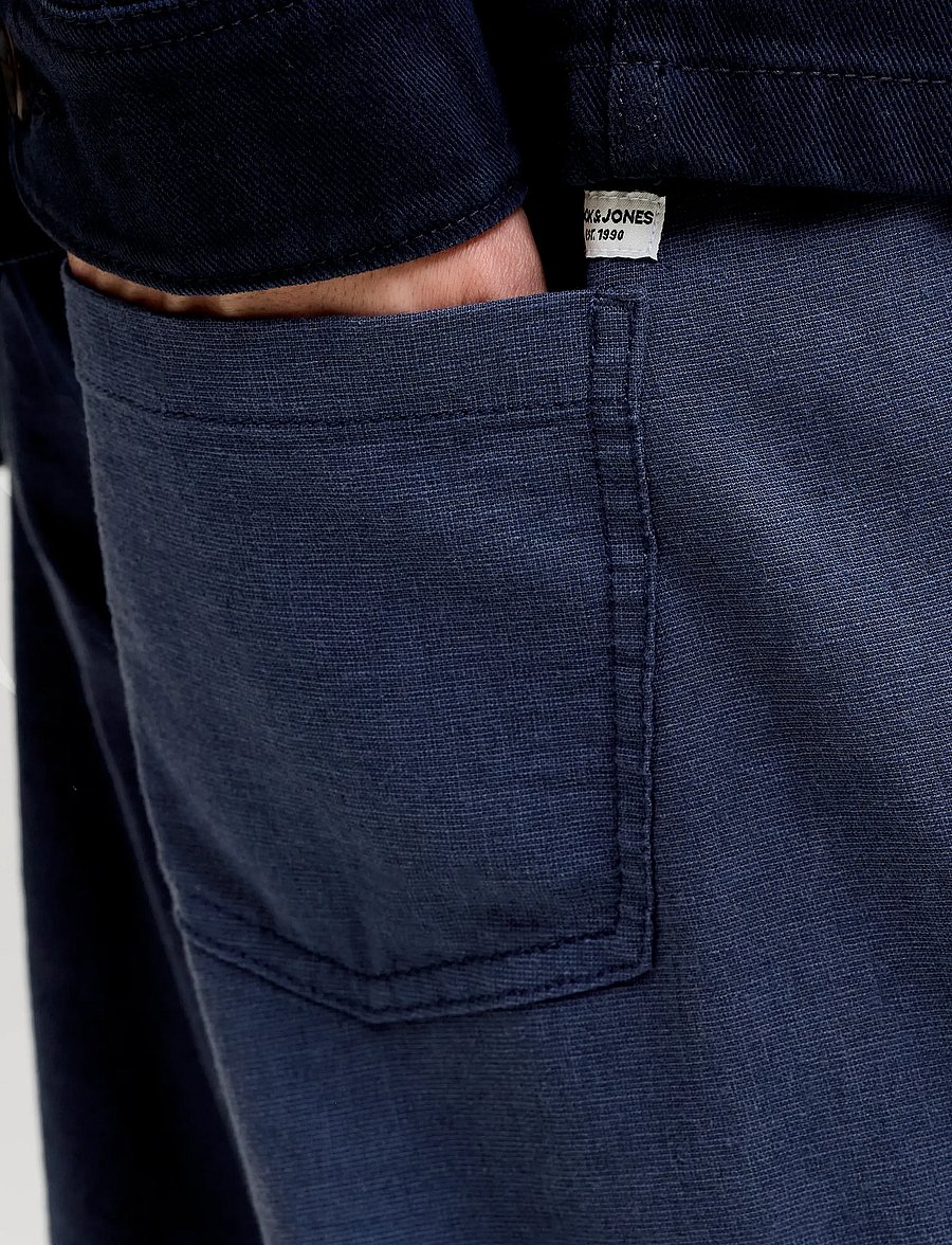 Jack & Jones - JPSTACE BREEZE JOGGER LN - linnebyxor - sky captain - 5