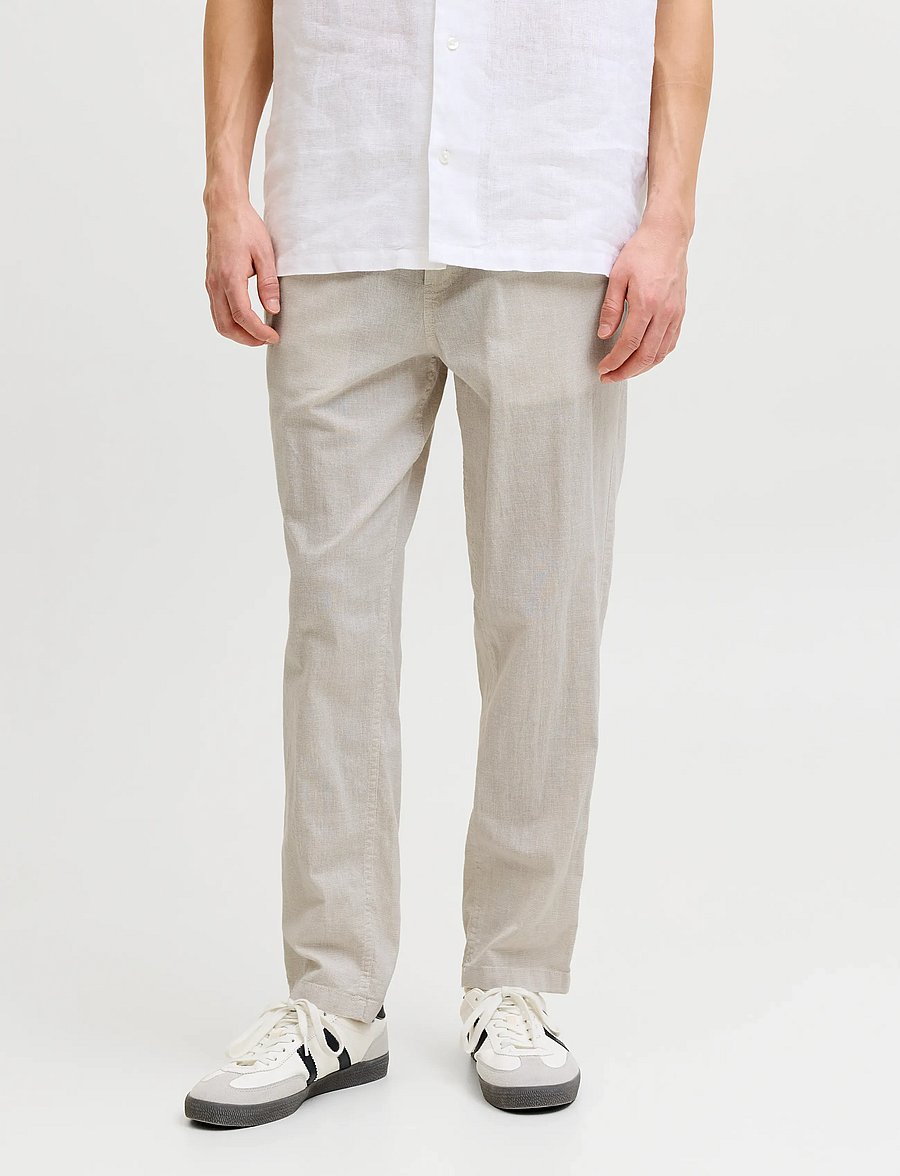 Jack & Jones - JPSTACE BREEZE JOGGER LN - linnebyxor - string - 0