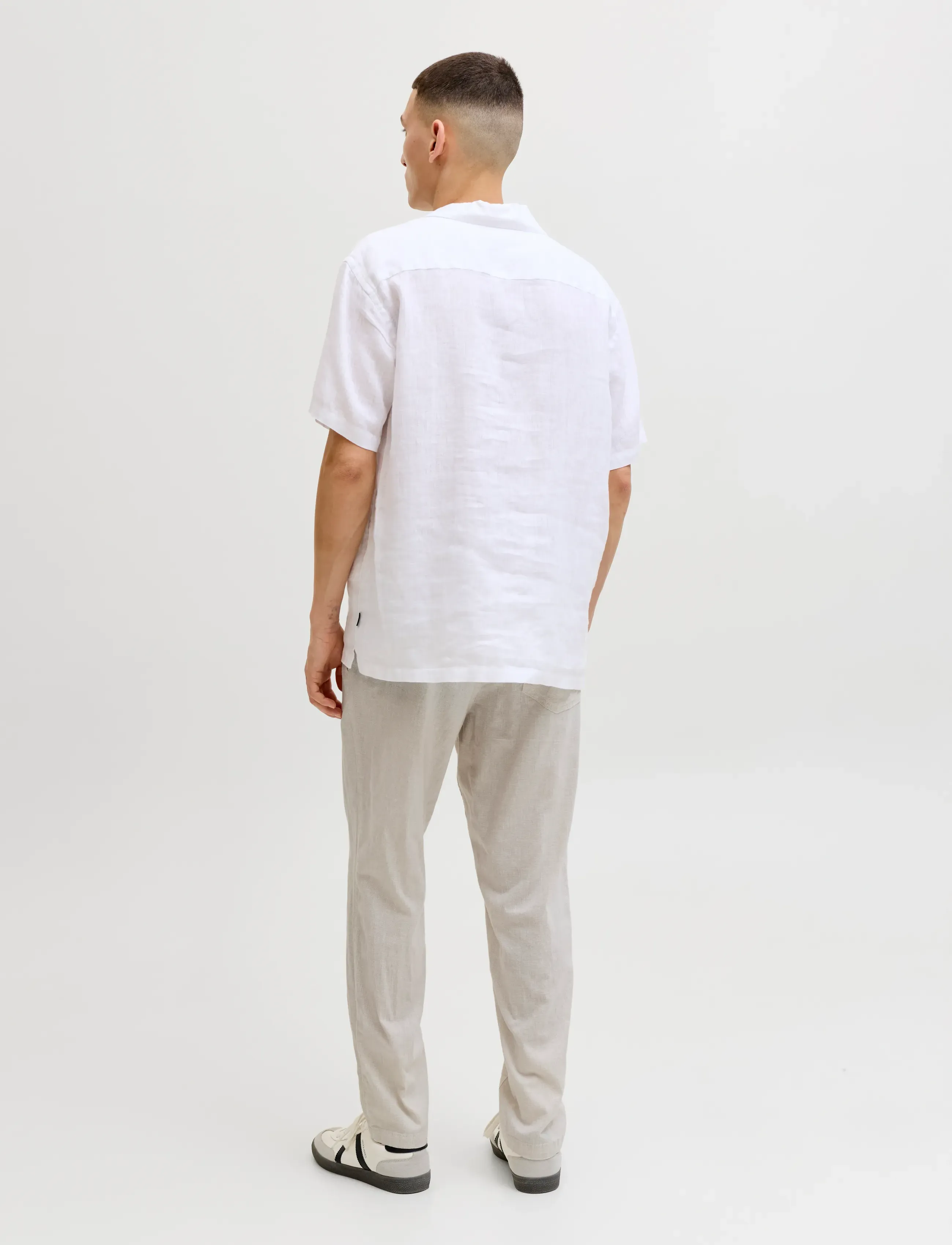 Jack & Jones - JPSTACE BREEZE JOGGER LN - linen trousers - string - 3