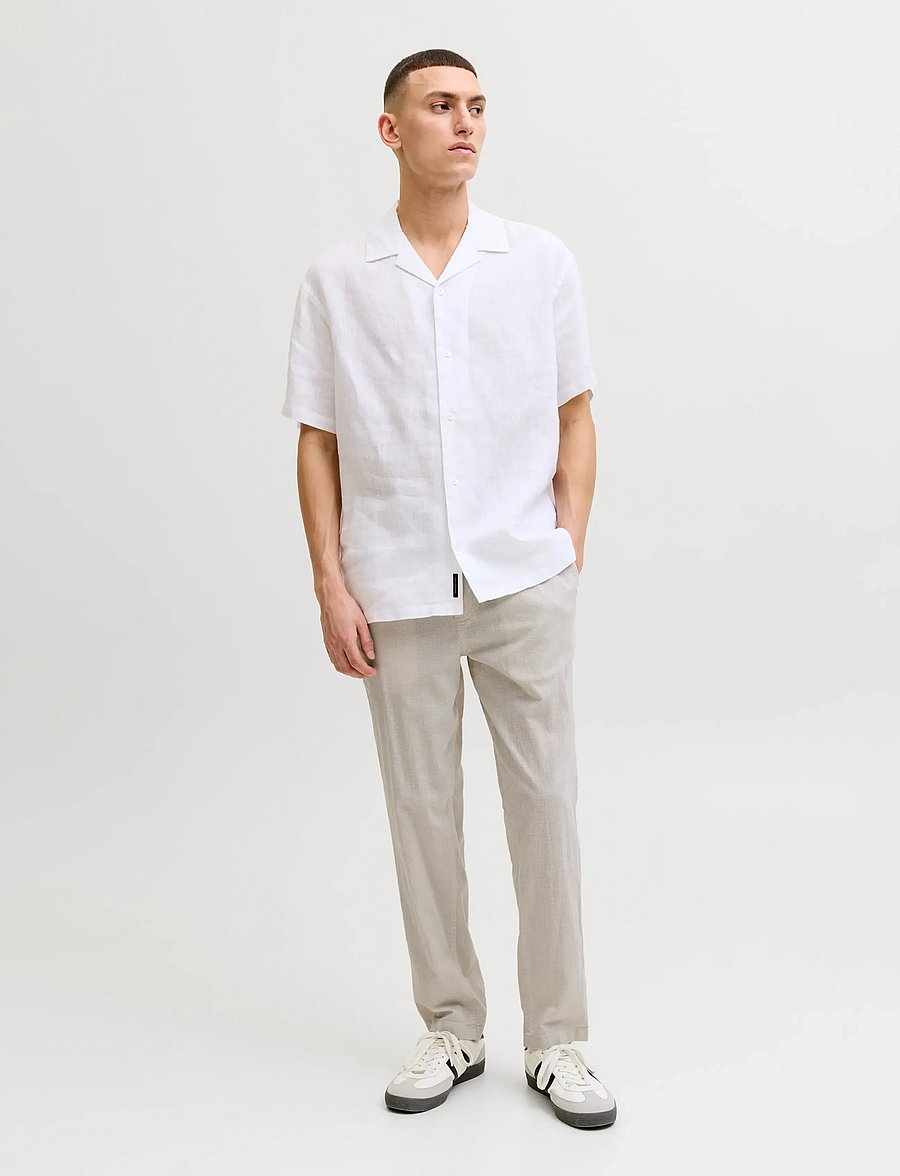 Jack & Jones - JPSTACE BREEZE JOGGER LN - linnebyxor - string - 4