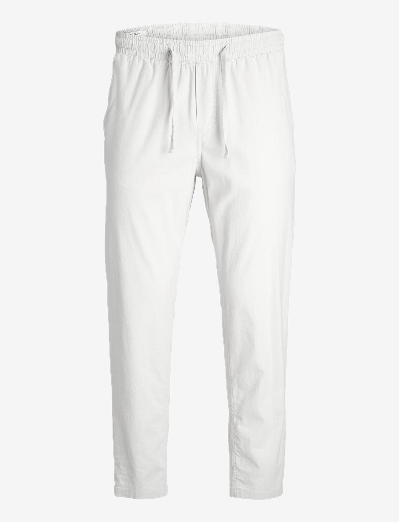 Jack & Jones - JPSTACE BREEZE JOGGER LN - leinenhosen - white - 1
