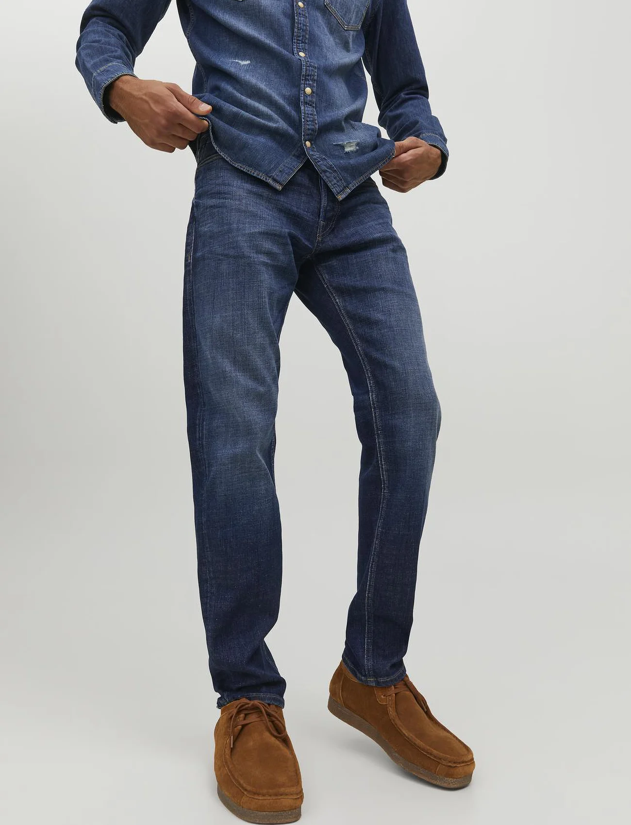 Jack & Jones - JJIMIKE JJORIGINAL JOS 211 NOOS - regular jeans - blue denim - 0