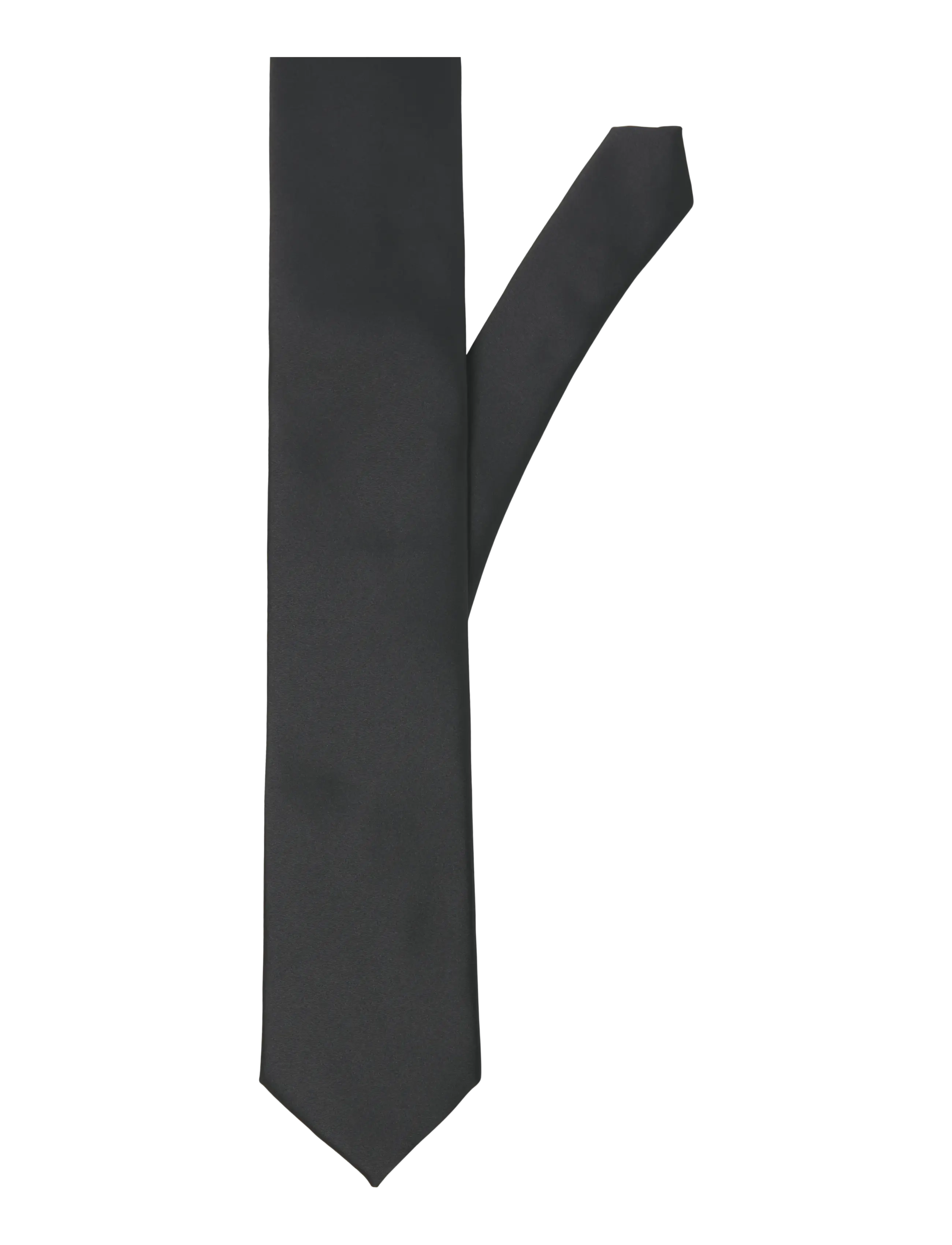 JACSOLID TIE NOOS - BLACK