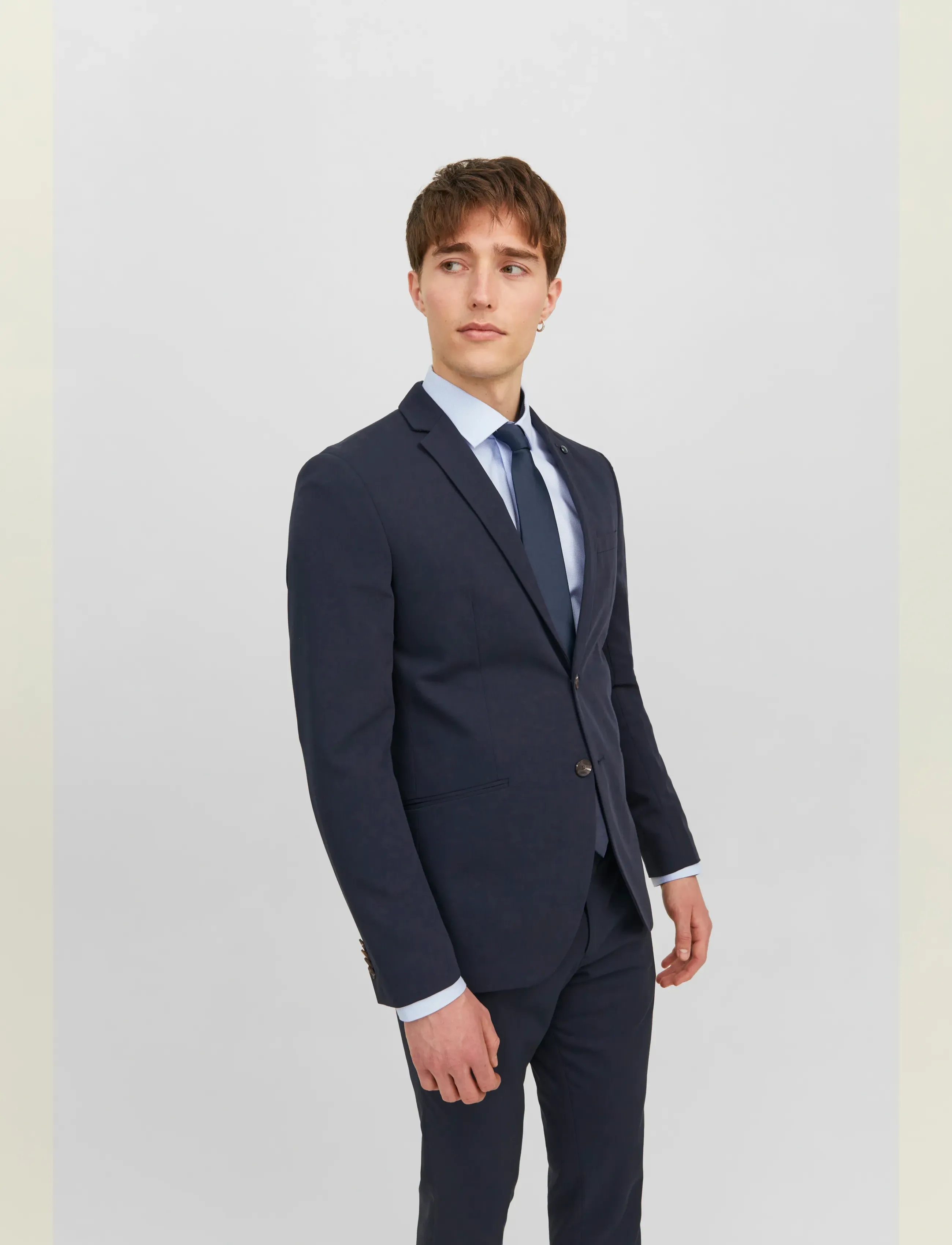 Jack & Jones JACSOLID TIE NOOS - Looks for less - NAVY BLAZER / navy