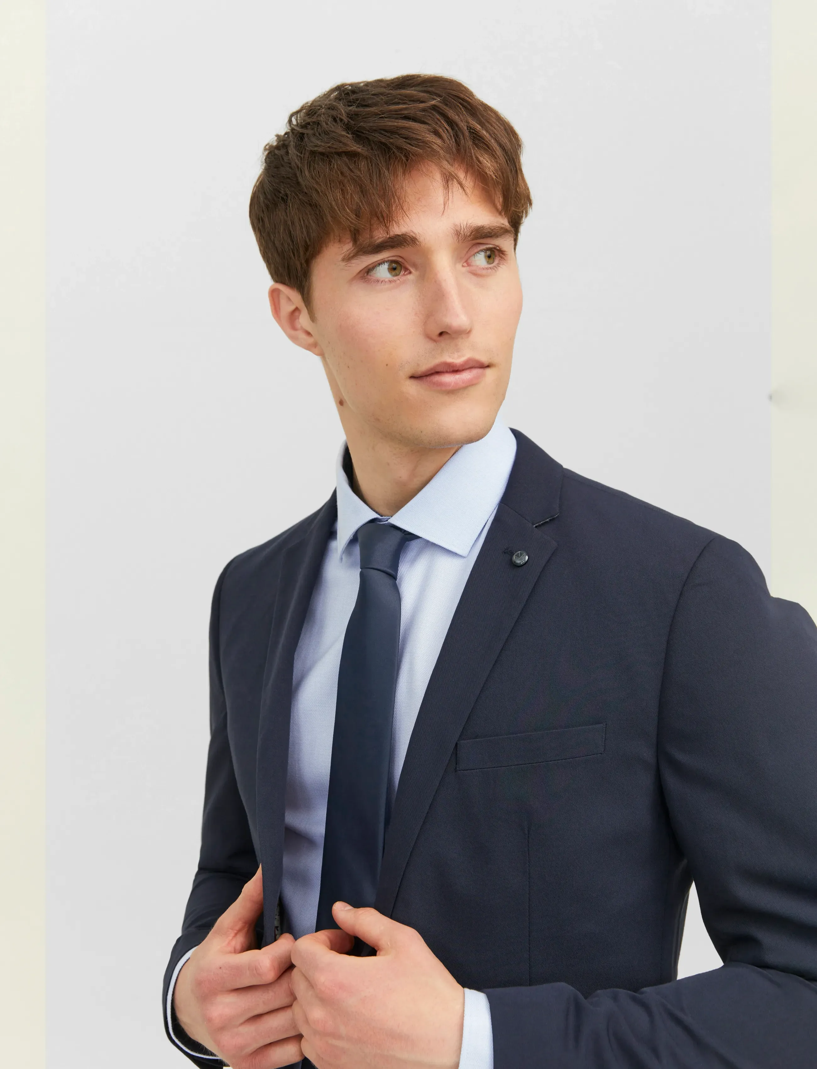 Jack & Jones - JACSOLID TIE NOOS - navy blazer - 3
