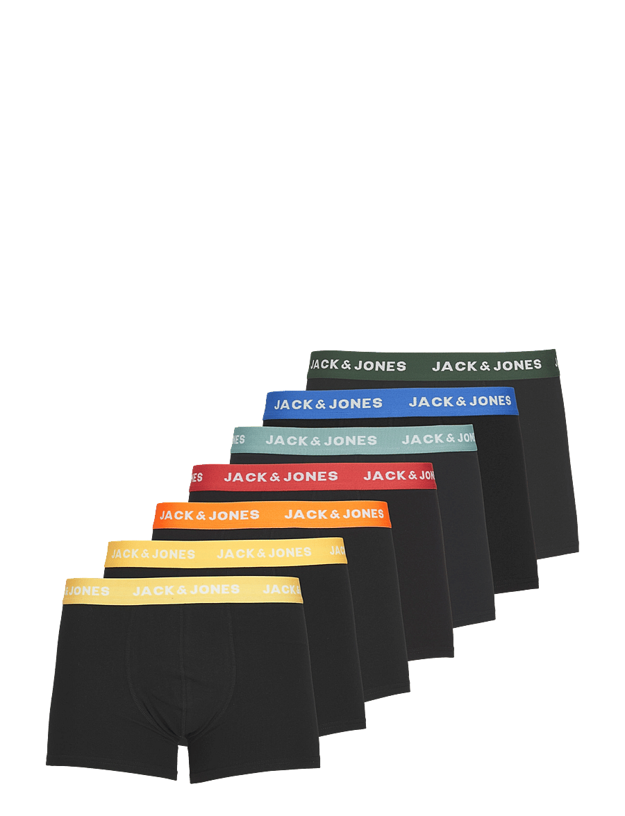 Jack & Jones - JACVITO SOLID TRUNKS 7 PACK NOOS - black - 1