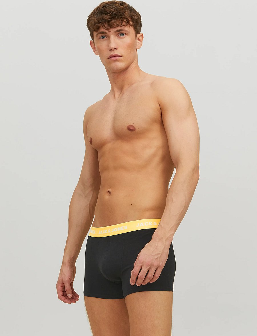 Jack & Jones - JACVITO SOLID TRUNKS 7 PACK NOOS - black - 0