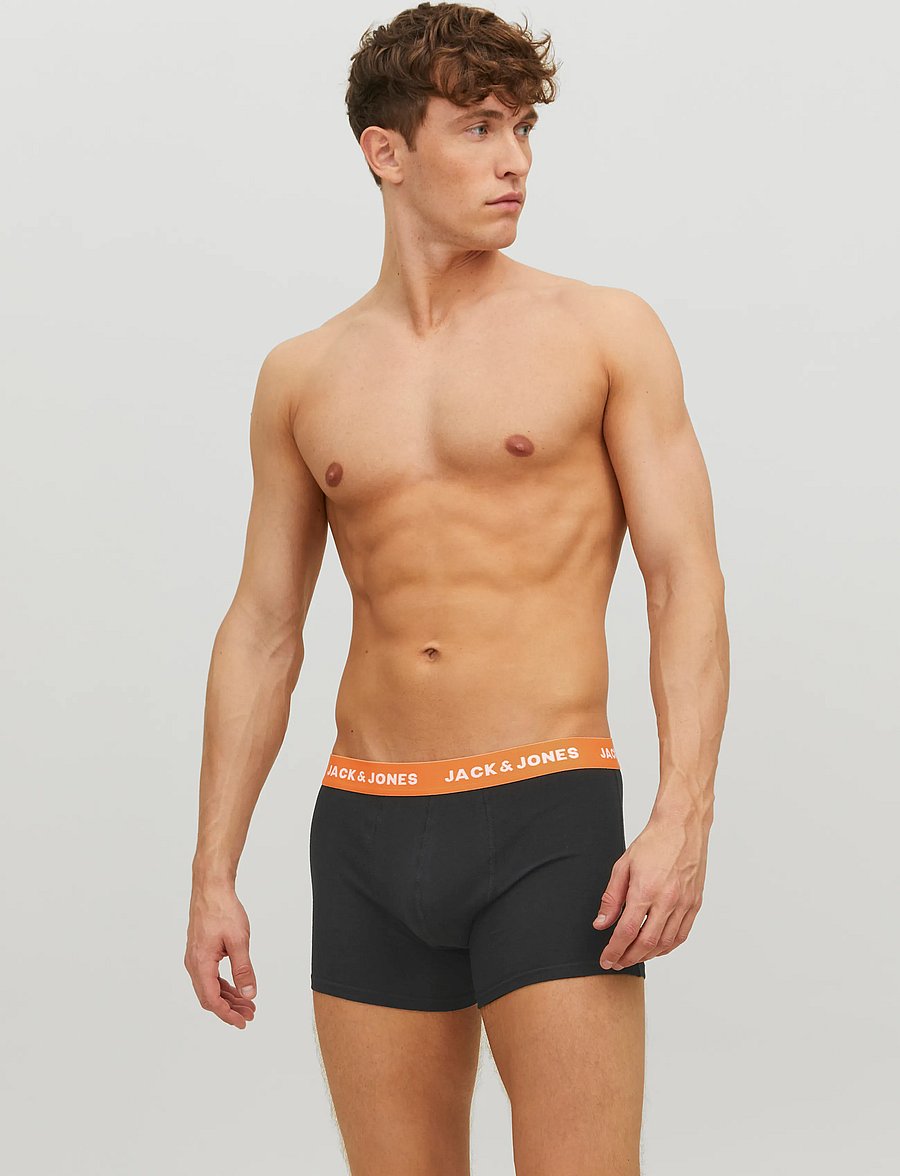 Jack & Jones - JACVITO SOLID TRUNKS 7 PACK NOOS - black - 4