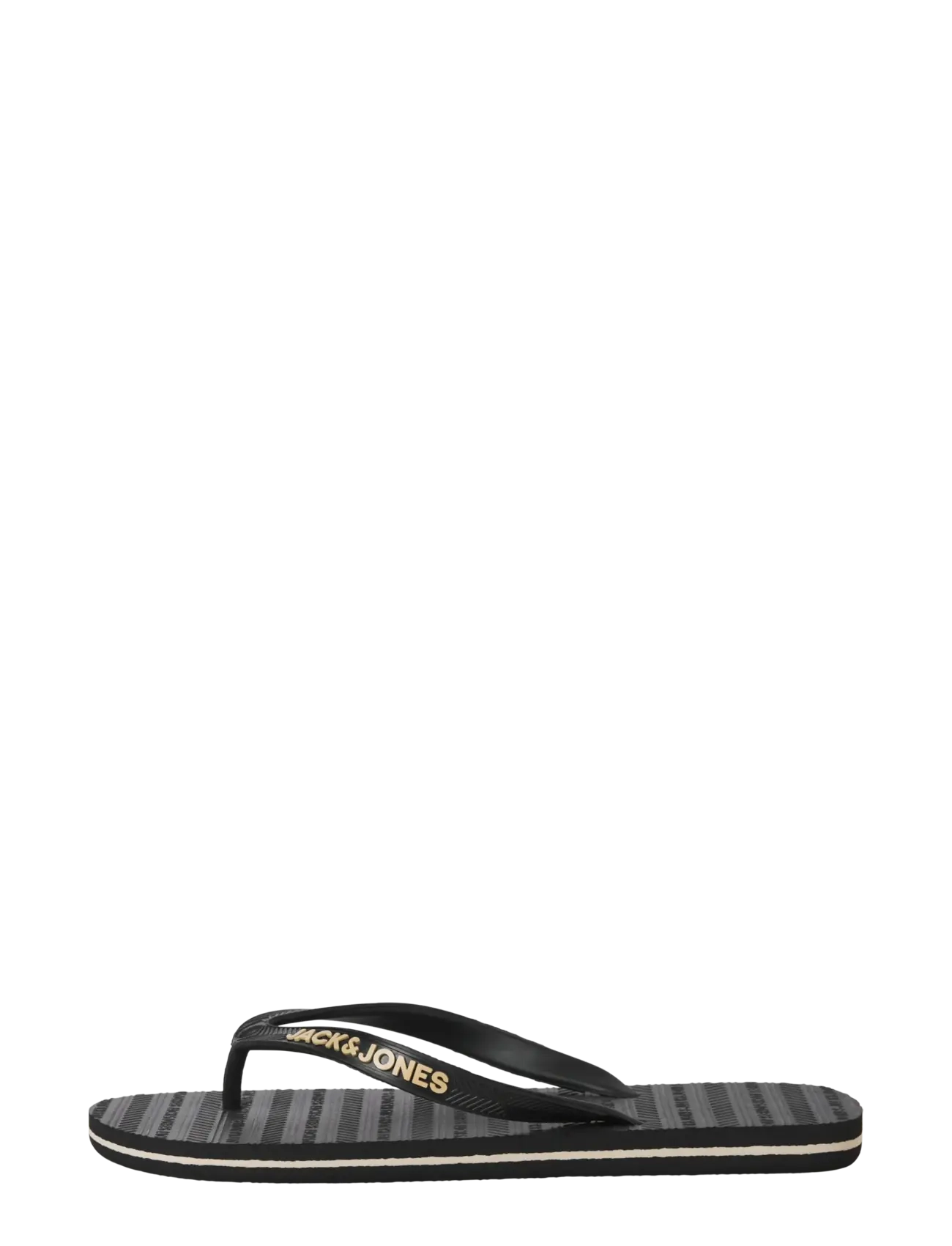 JACK & JONES Jfwbasic Flip Flop Ln Schwarz - 46-47 - Herren