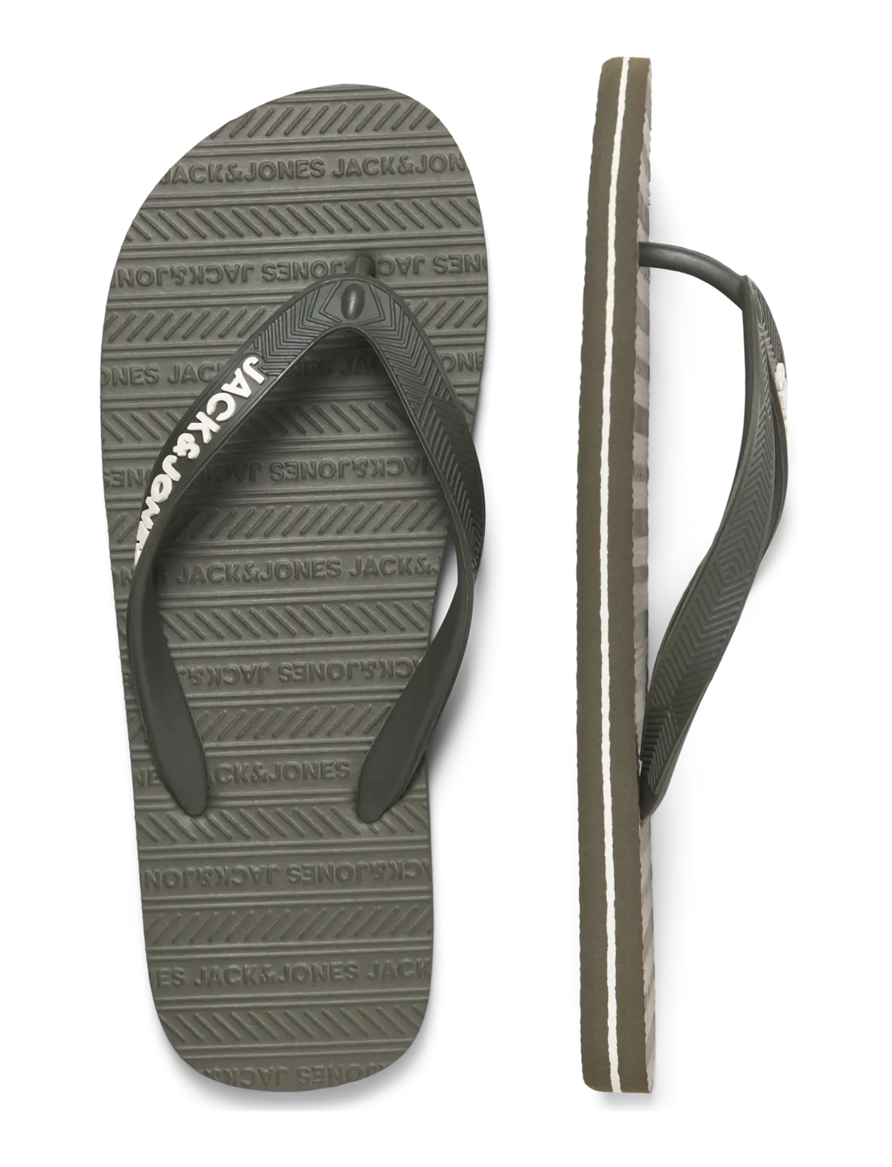 Jack & Jones - JFWBASIC FLIP FLOP LN - madalaimad hinnad - olive night - 3