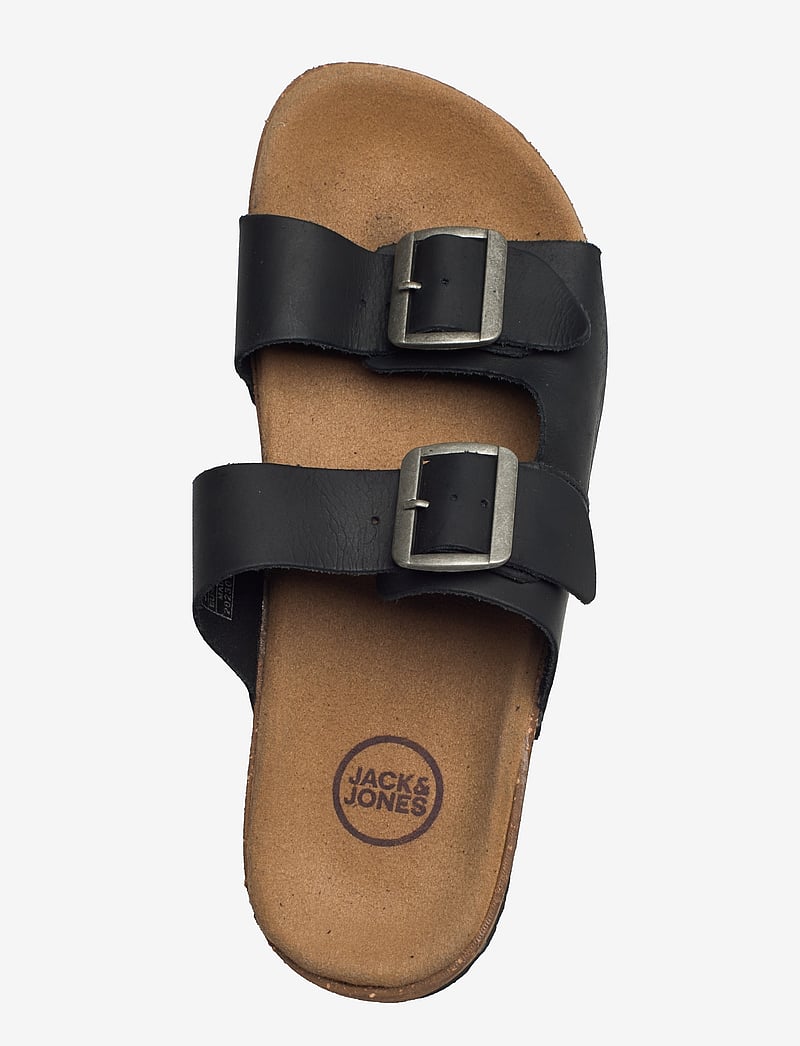 Jack & Jones - JFWLOUIS LEATHER SANDAL - kollektioner - anthracite - 4