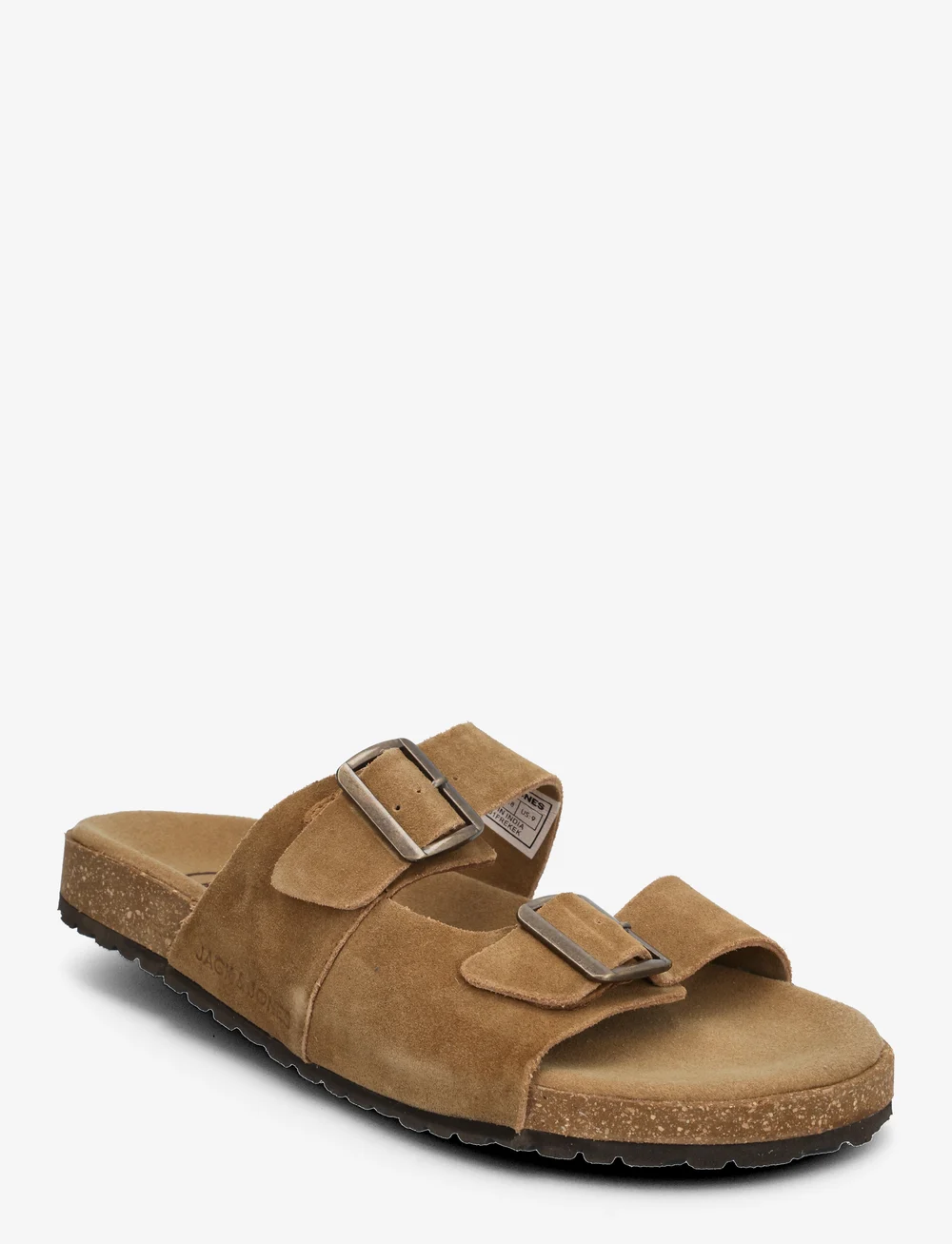 Jack & Jones - JFWLOUIS SUEDE SANDAL - kollektioner - cognac - 0