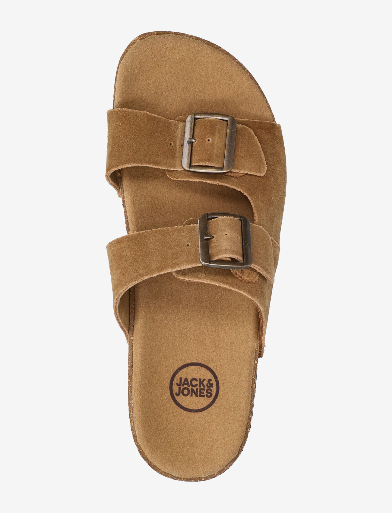 Jack & Jones - JFWLOUIS SUEDE SANDAL - kollektioner - cognac - 3