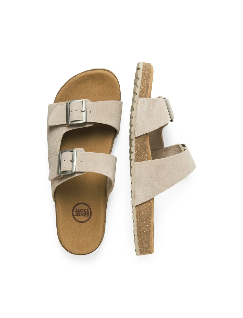 Jack & Jones - JFWLOUIS SUEDE SANDAL - kollektsioonid - plaza taupe - 0
