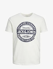 Jack & Jones - JJEJEANS TEE SS O-NECK NOOS 23/24 - alhaisimmat hinnat - cloud dancer - 0