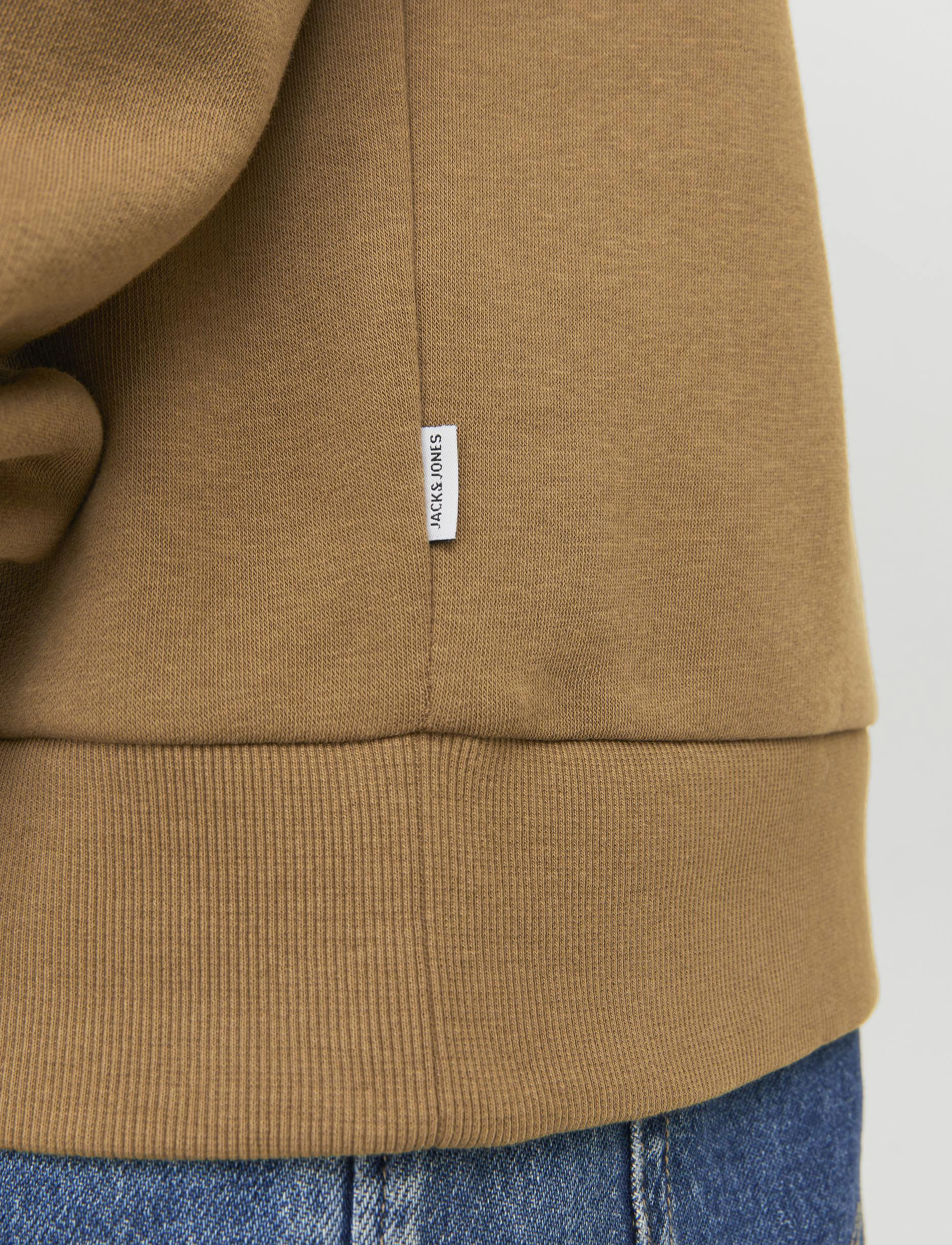 Jack & Jones - JJELOGO SWEAT HOOD 2 COL 23/24 NOOS - otter - 4