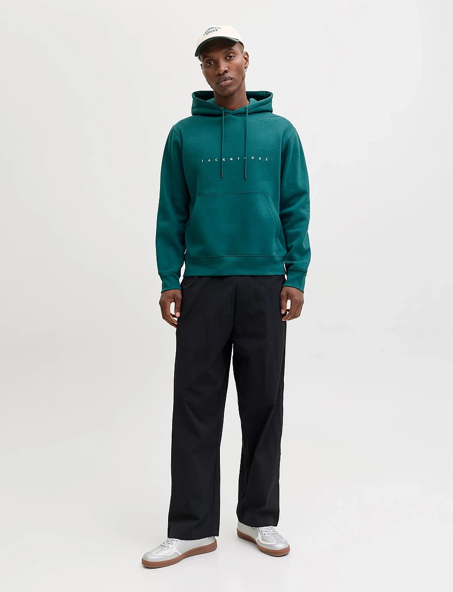 Jack & Jones - JJESTAR JJ SWEAT HOOD NOOS - hættetrøjer - atlantic deep - 3