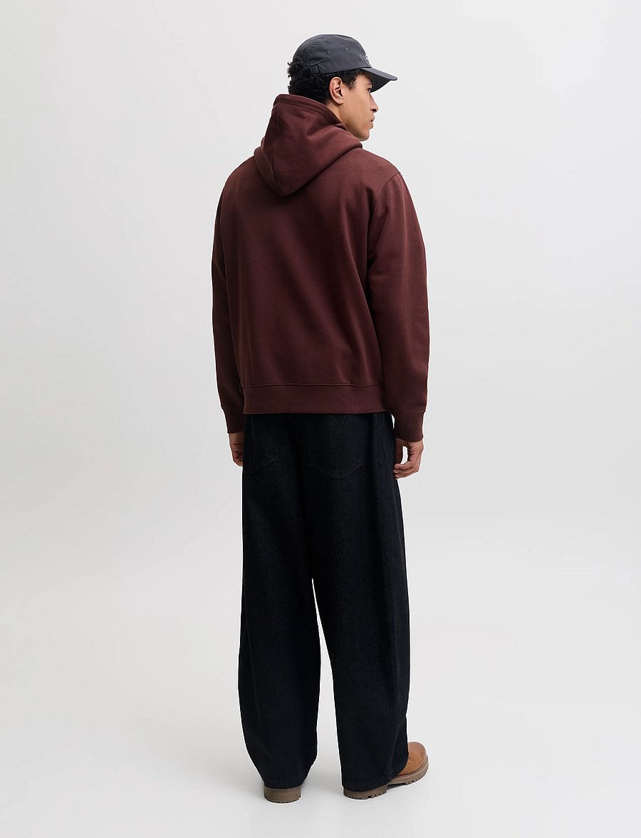 Jack & Jones - JJESTAR JJ SWEAT HOOD NOOS - hoodies - bitter chocolate - 2