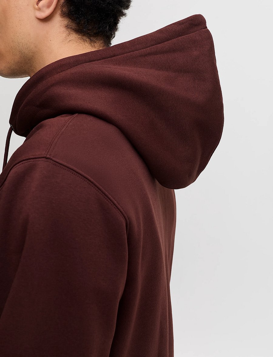 Jack & Jones - JJESTAR JJ SWEAT HOOD NOOS - hoodies - bitter chocolate - 5