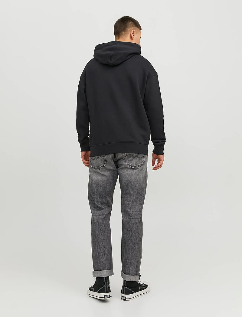 Jack & Jones - JJESTAR JJ SWEAT HOOD NOOS - hættetrøjer - black - 3