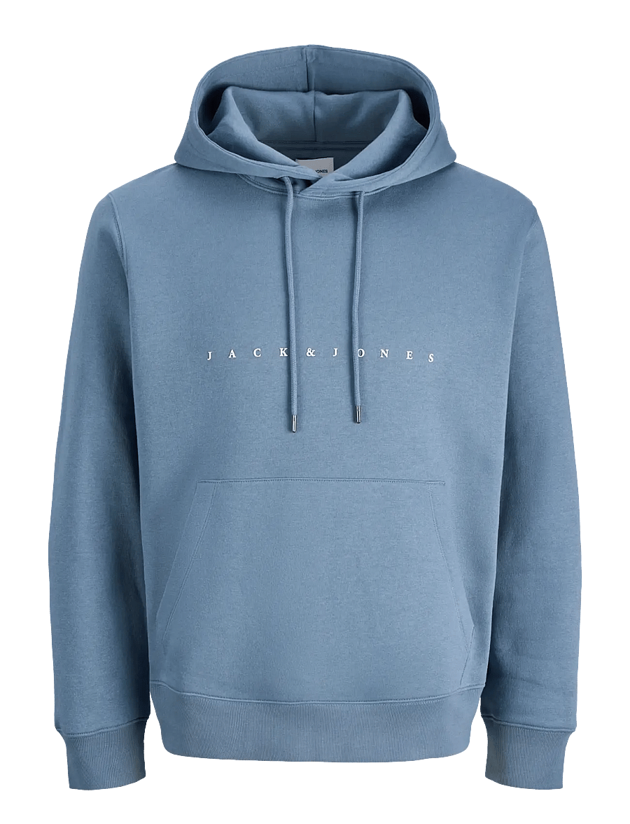Jack & Jones - JJESTAR JJ SWEAT HOOD NOOS - hættetrøjer - blue mirage - 1