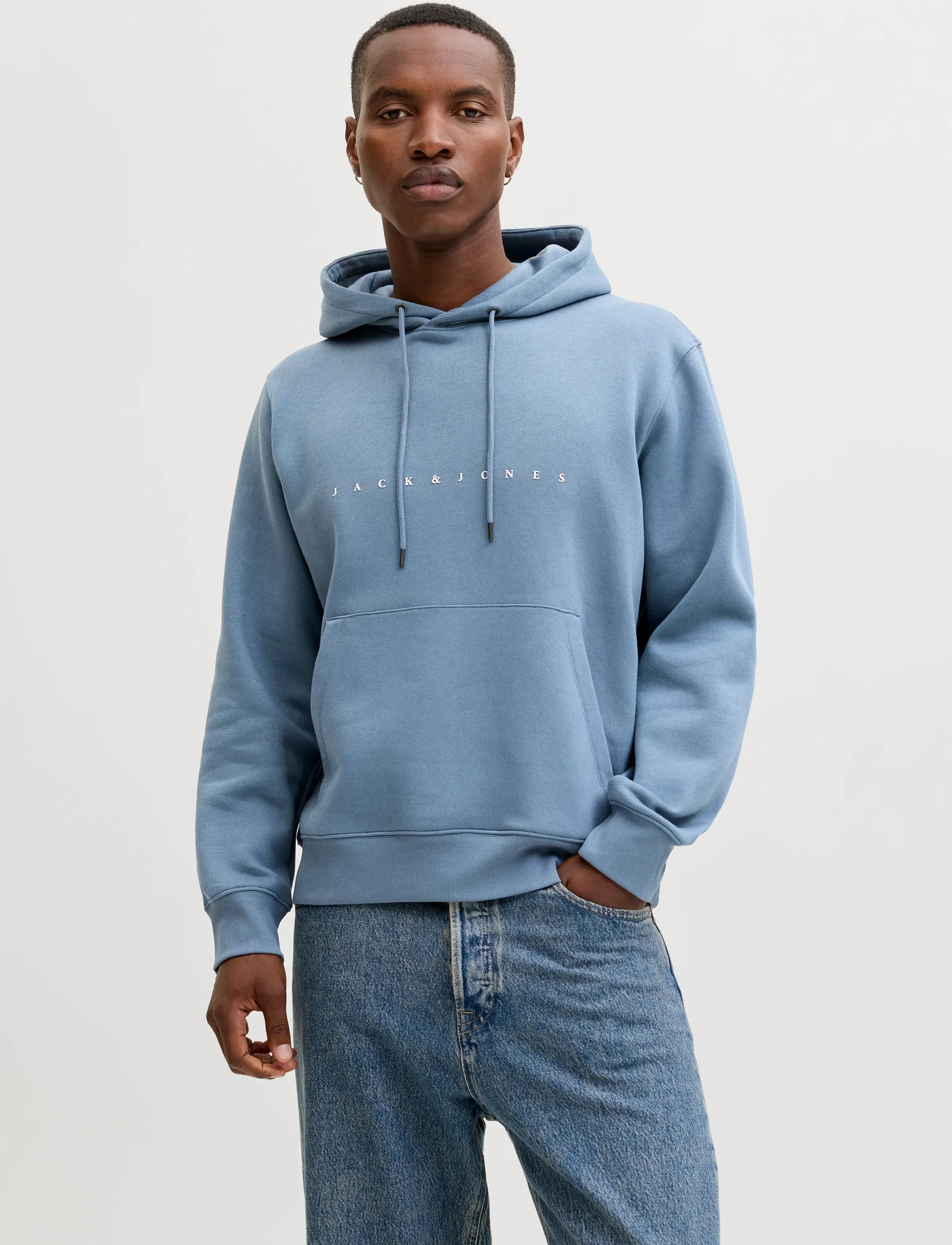 Jack & Jones JJESTAR JJ SWEAT HOOD NOOS - Kapuzenpullover - BLUE MIRAGE / blue