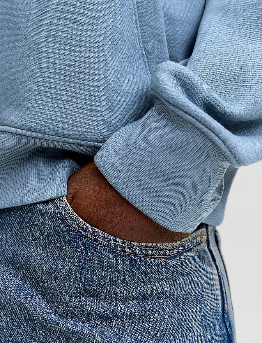 Jack & Jones - JJESTAR JJ SWEAT HOOD NOOS - hættetrøjer - blue mirage - 4
