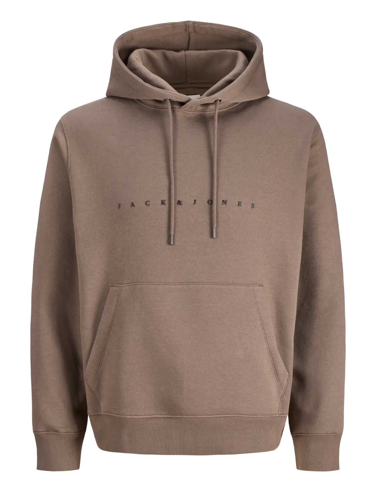 JACK & JONES Jjestar Jj Sweat Hood Noos Braun - XL - Herren