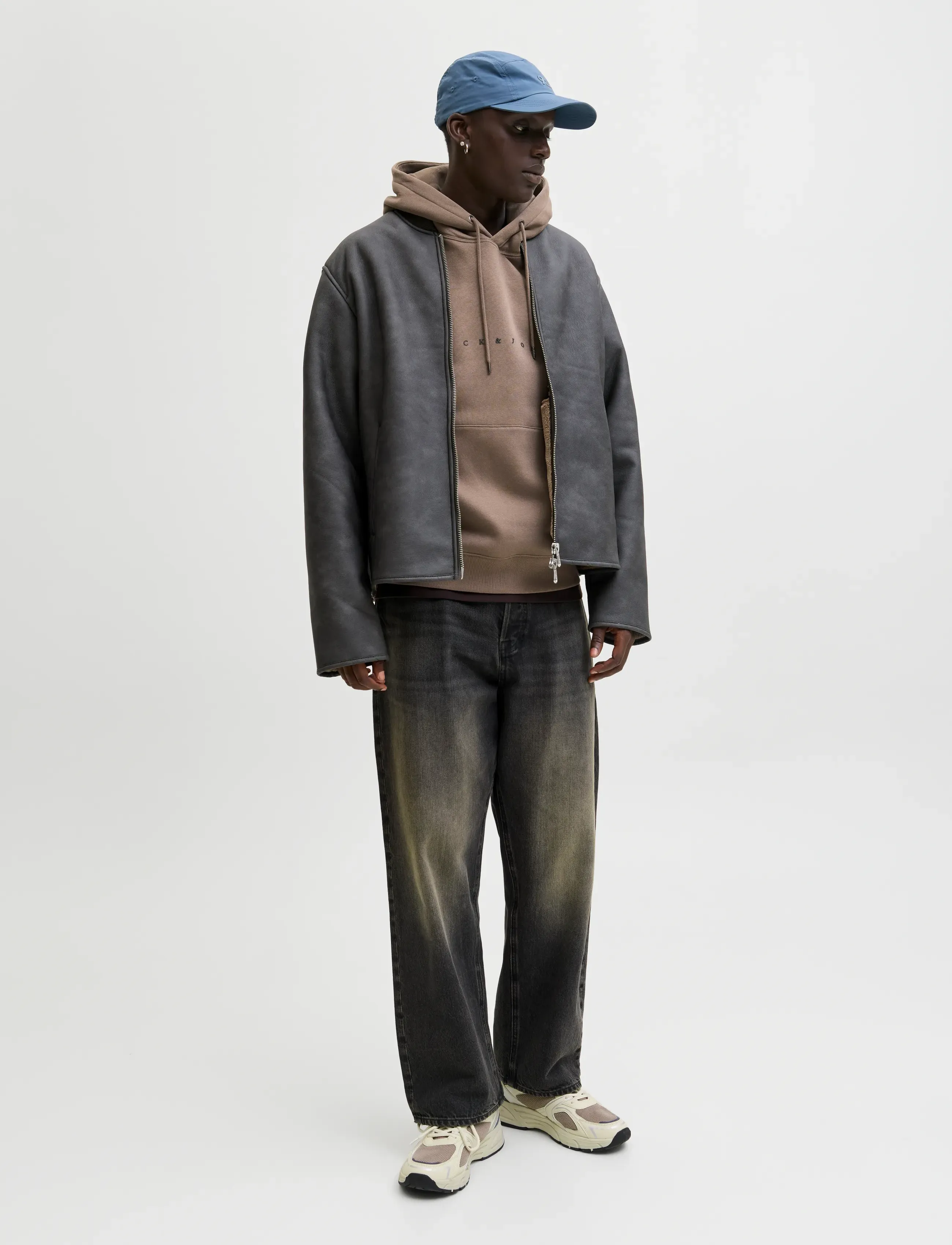 Jack & Jones - JJESTAR JJ SWEAT HOOD NOOS - hættetrøjer - falcon - 3