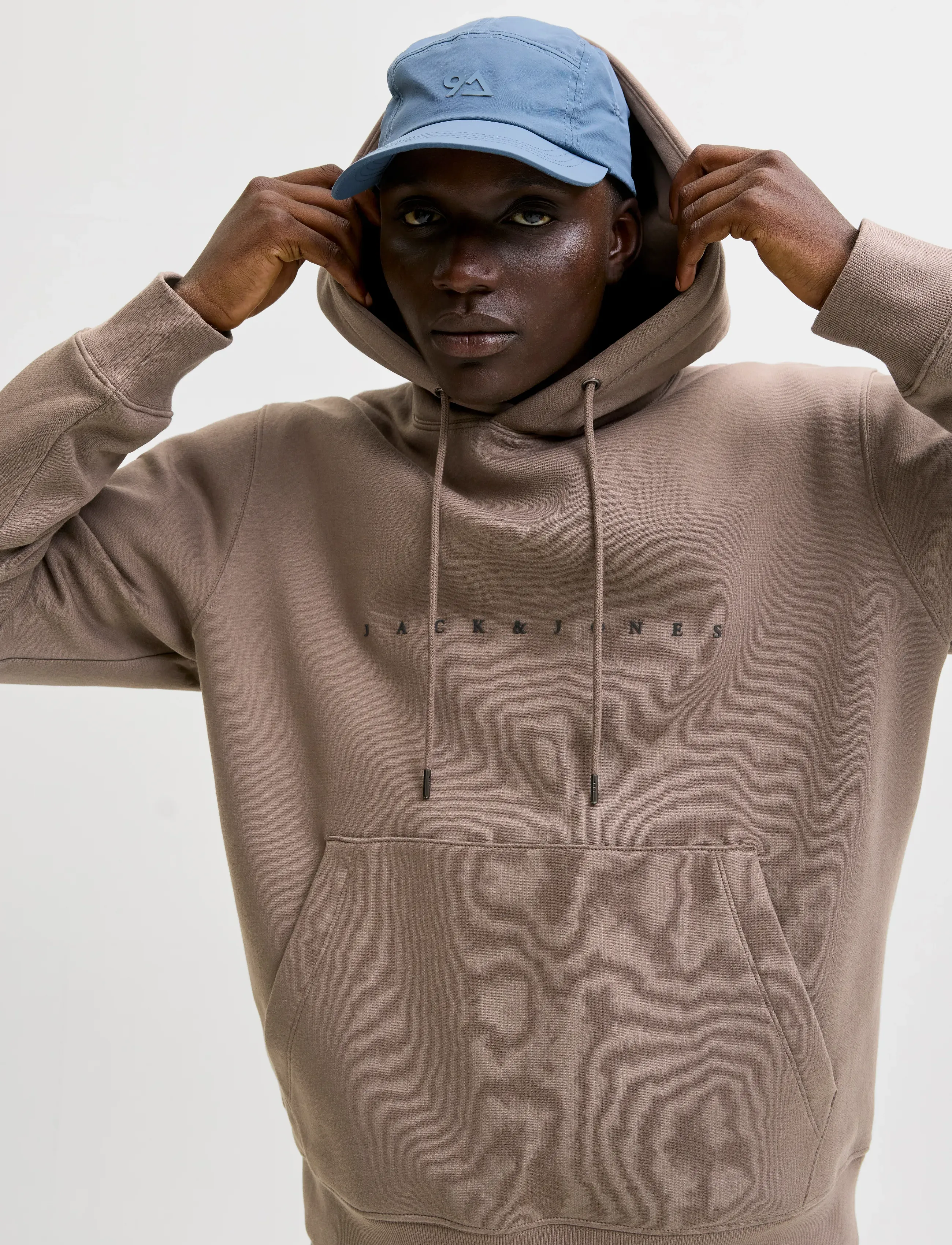 Jack & Jones - JJESTAR JJ SWEAT HOOD NOOS - hættetrøjer - falcon - 5