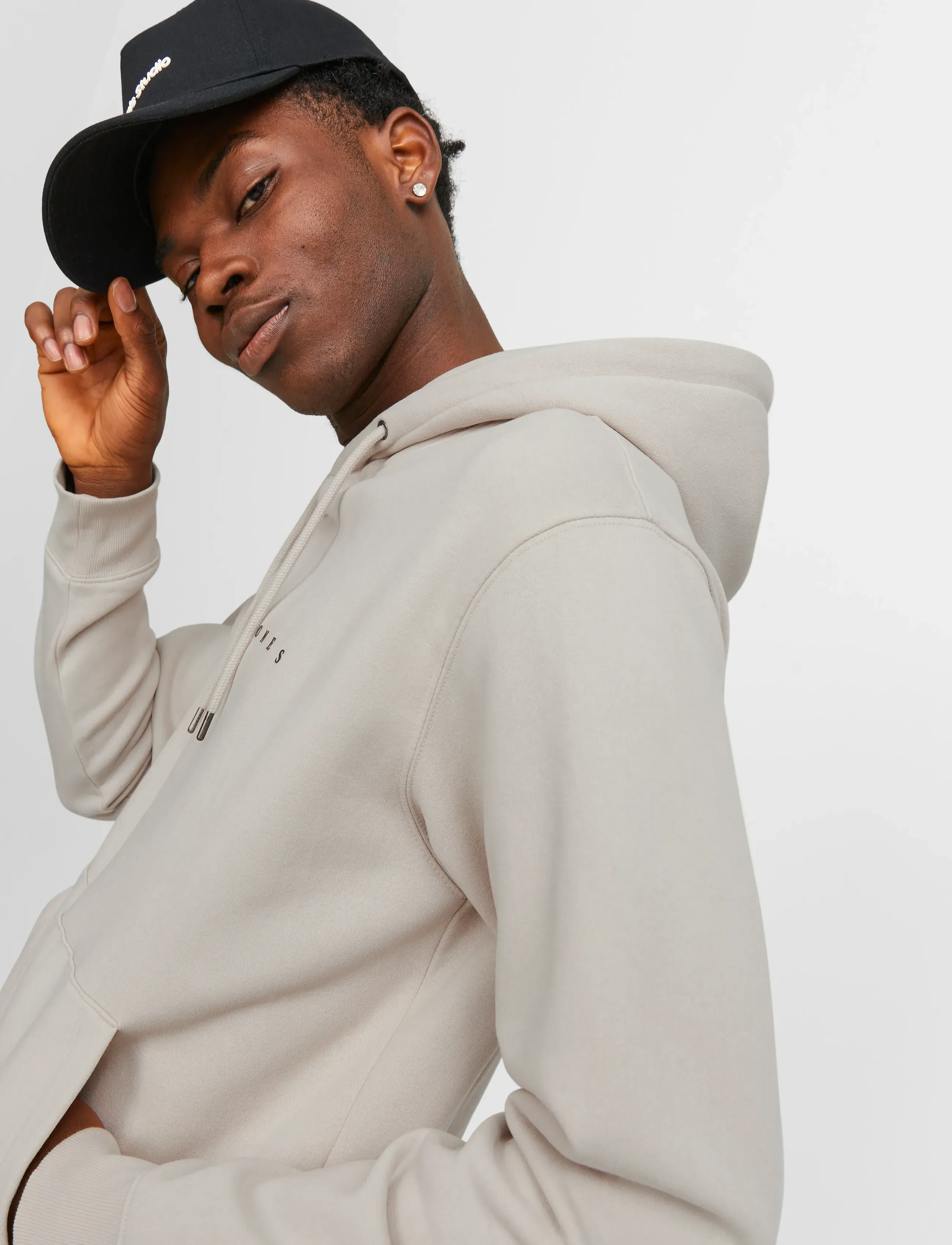 Jack & Jones - JJESTAR JJ SWEAT HOOD NOOS - hættetrøjer - moonbeam - 3