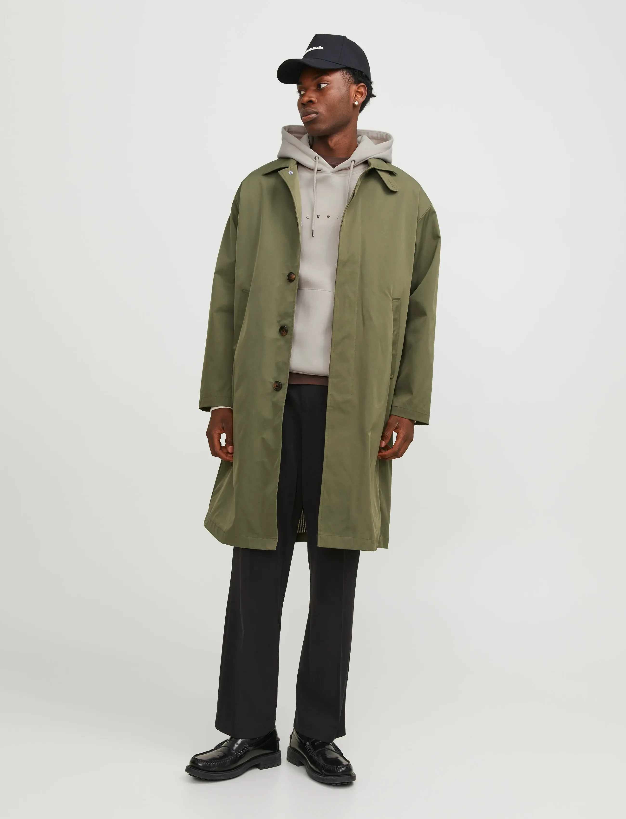 Jack & Jones - JJESTAR JJ SWEAT HOOD NOOS - hættetrøjer - moonbeam - 4