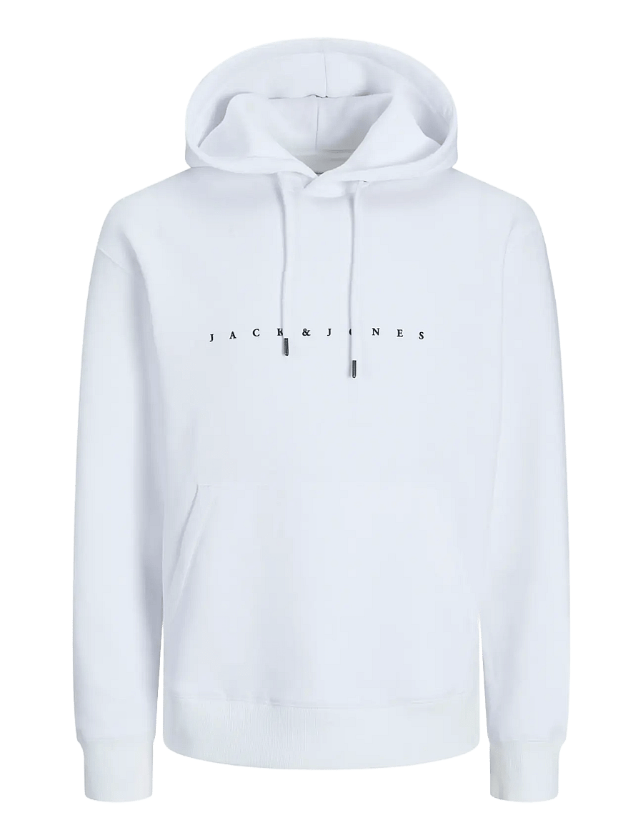 Jack & Jones - JJESTAR JJ SWEAT HOOD NOOS - hættetrøjer - white - 1