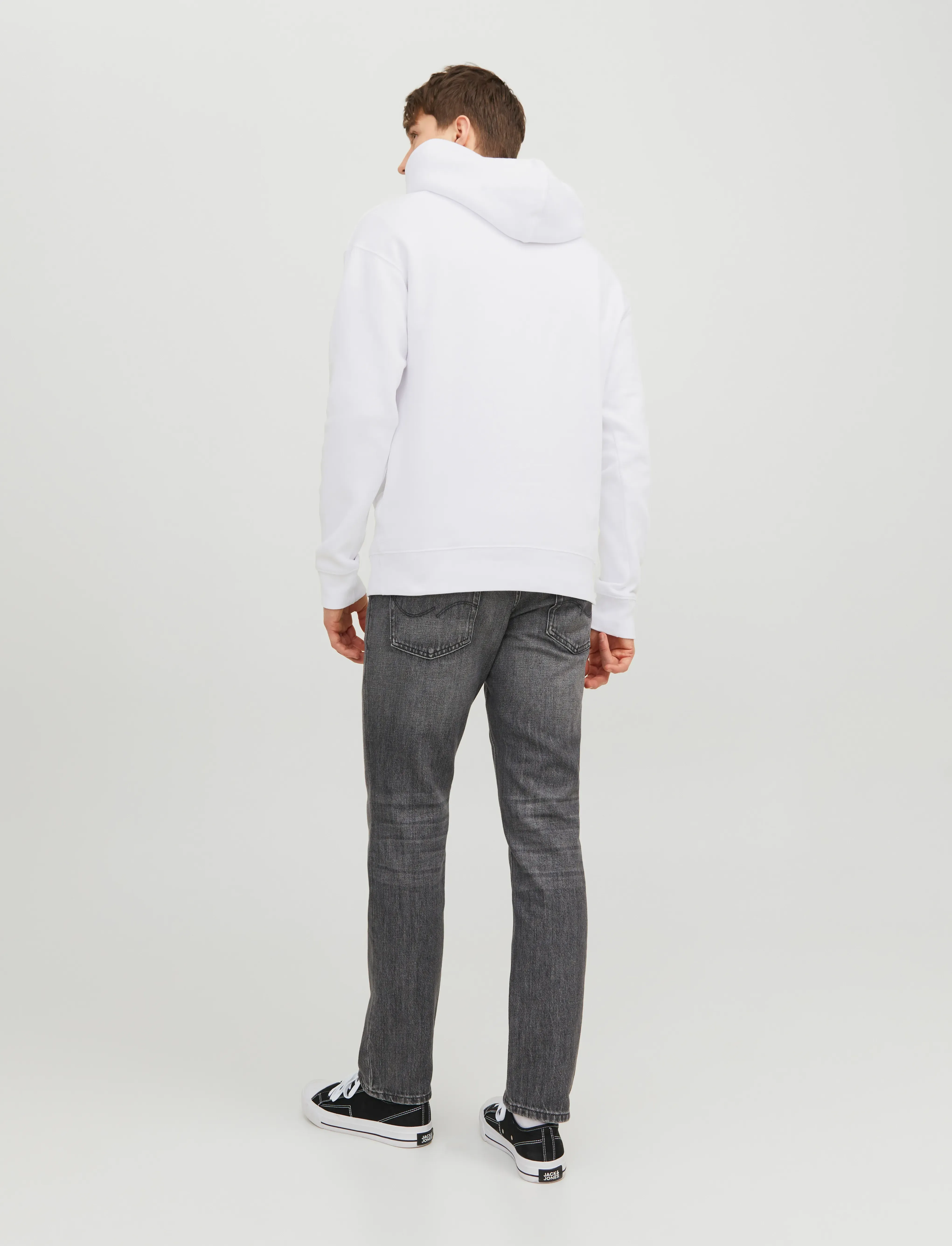 Jack & Jones - JJESTAR JJ SWEAT HOOD NOOS - hættetrøjer - white - 2