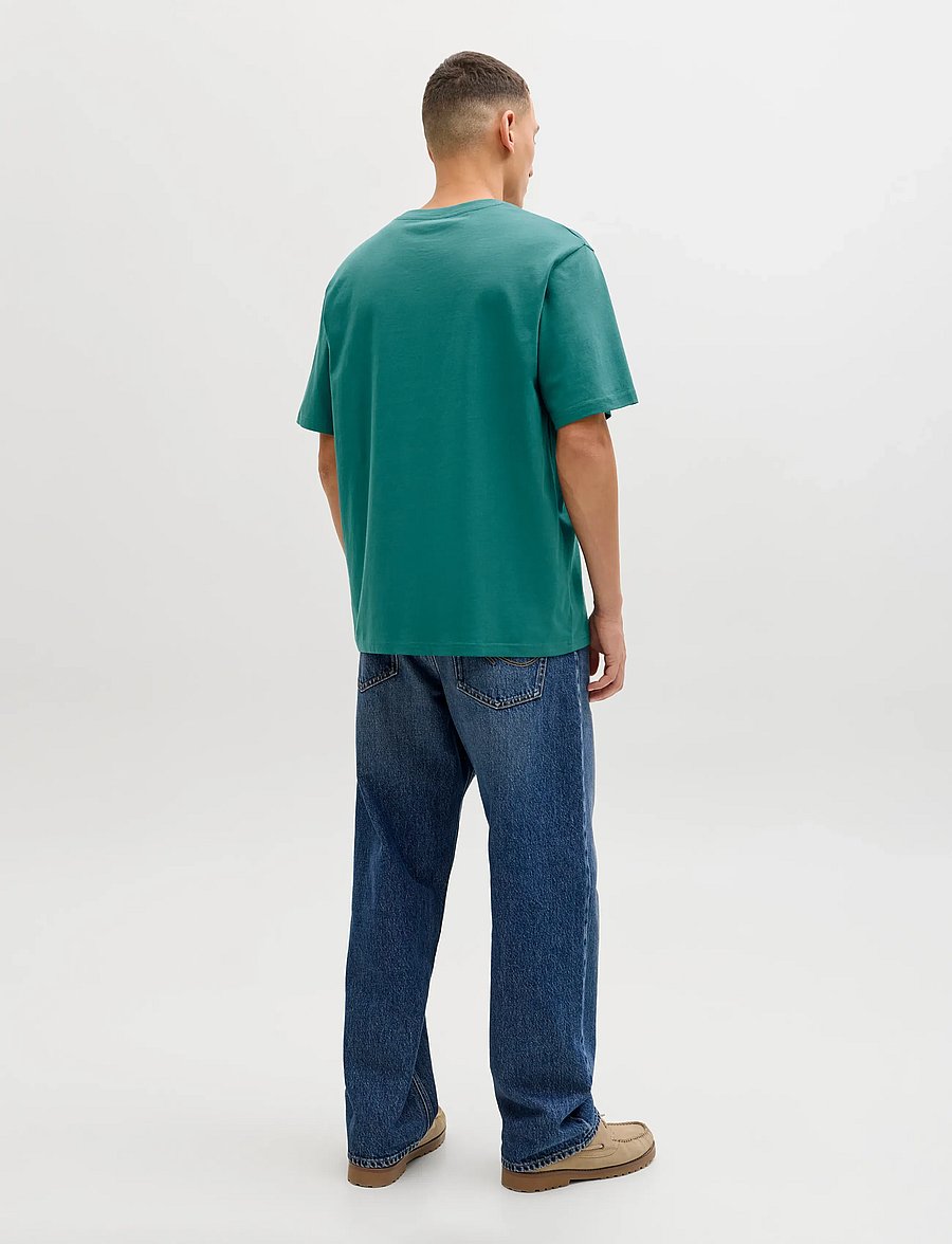 Jack & Jones - JJESTAR JJ TEE SS NOOS - kurzärmelige t-shirts - atlantic deep - 2