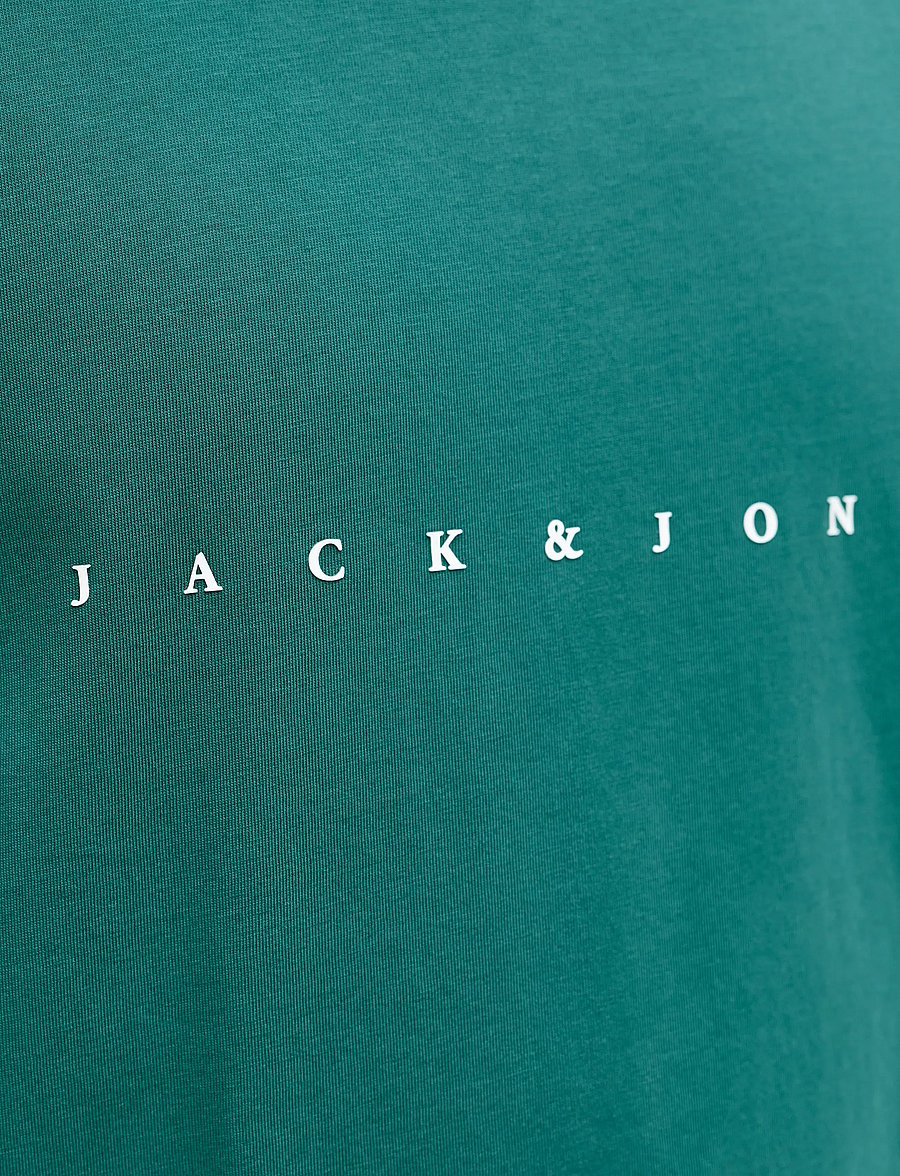 Jack & Jones - JJESTAR JJ TEE SS NOOS - kurzärmelige t-shirts - atlantic deep - 4