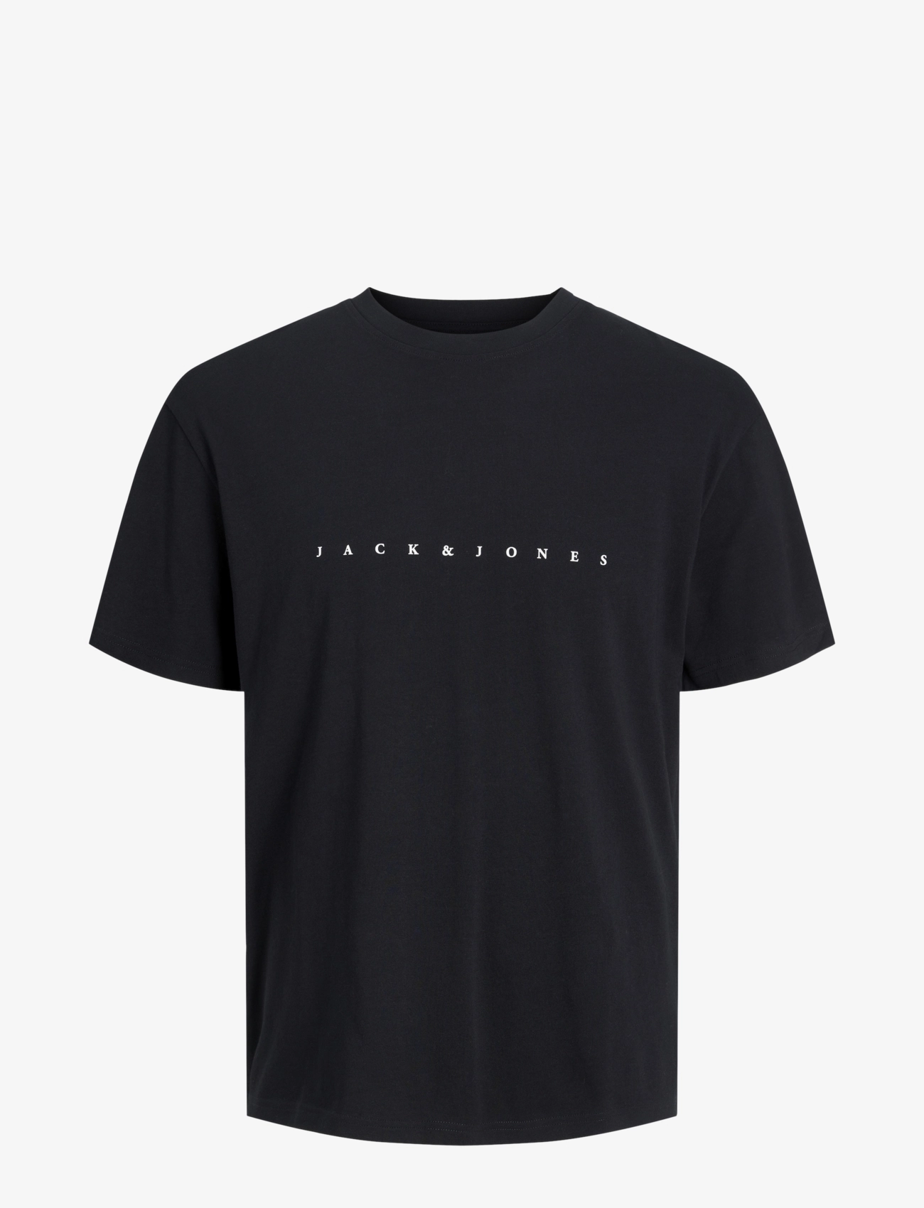 Jack & Jones JJESTAR JJ TEE SS NOOS - Basic T-Shirts - BLACK / black