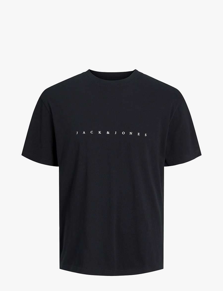 Jack & Jones - JJESTAR JJ TEE SS NOOS - short-sleeved t-shirts - black - 1