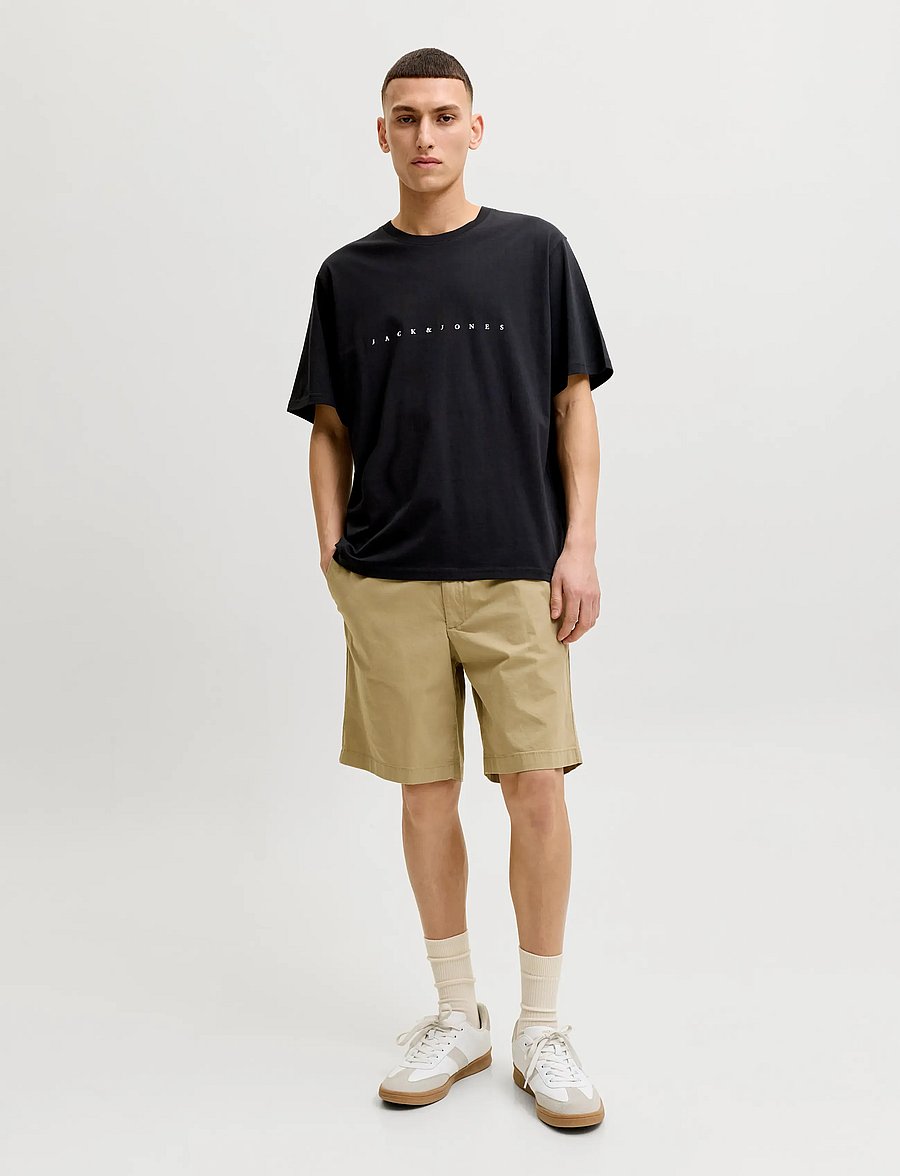 Jack & Jones - JJESTAR JJ TEE SS NOOS - short-sleeved t-shirts - black - 4